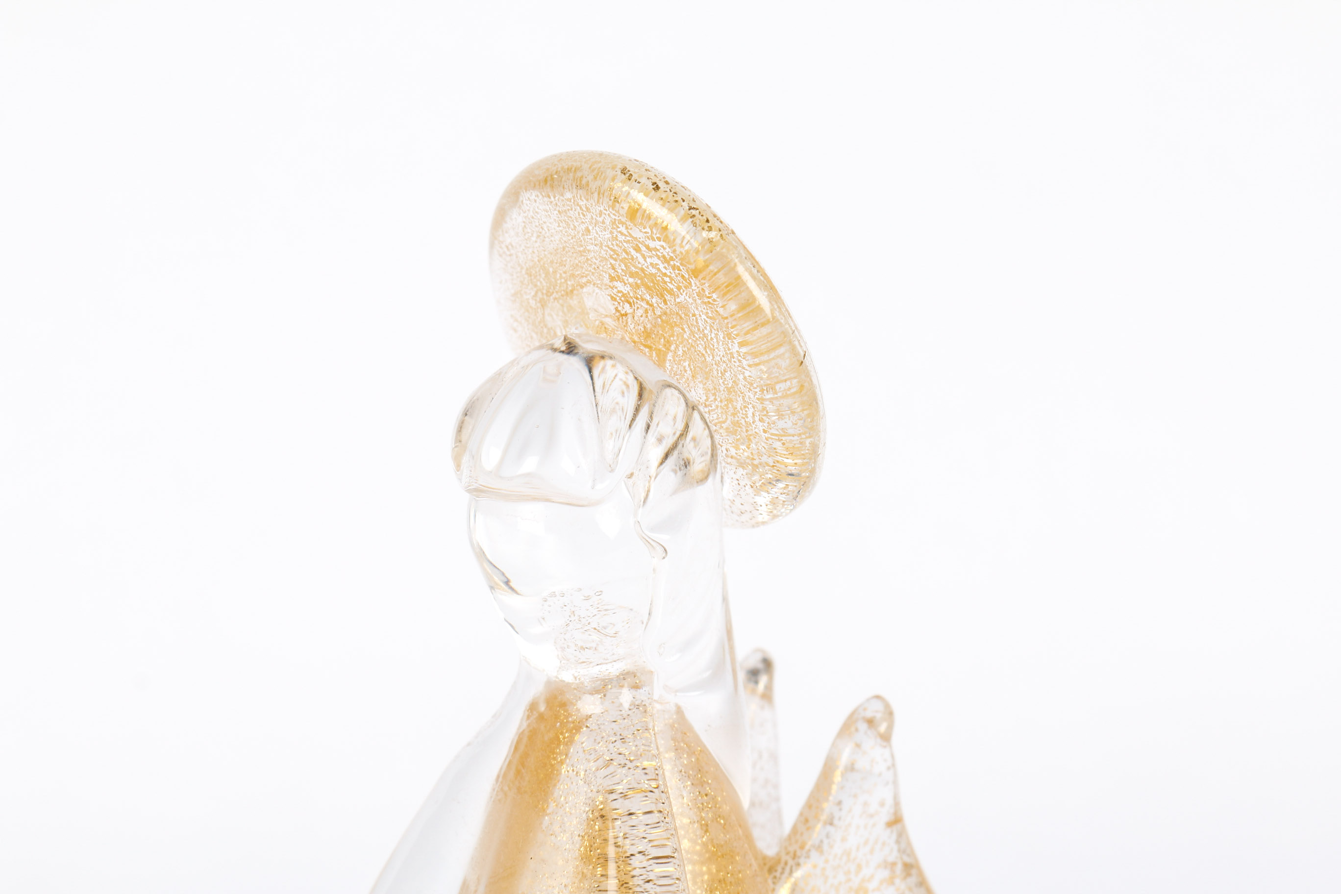 Murano Glass Angel Candle Holder EBTH