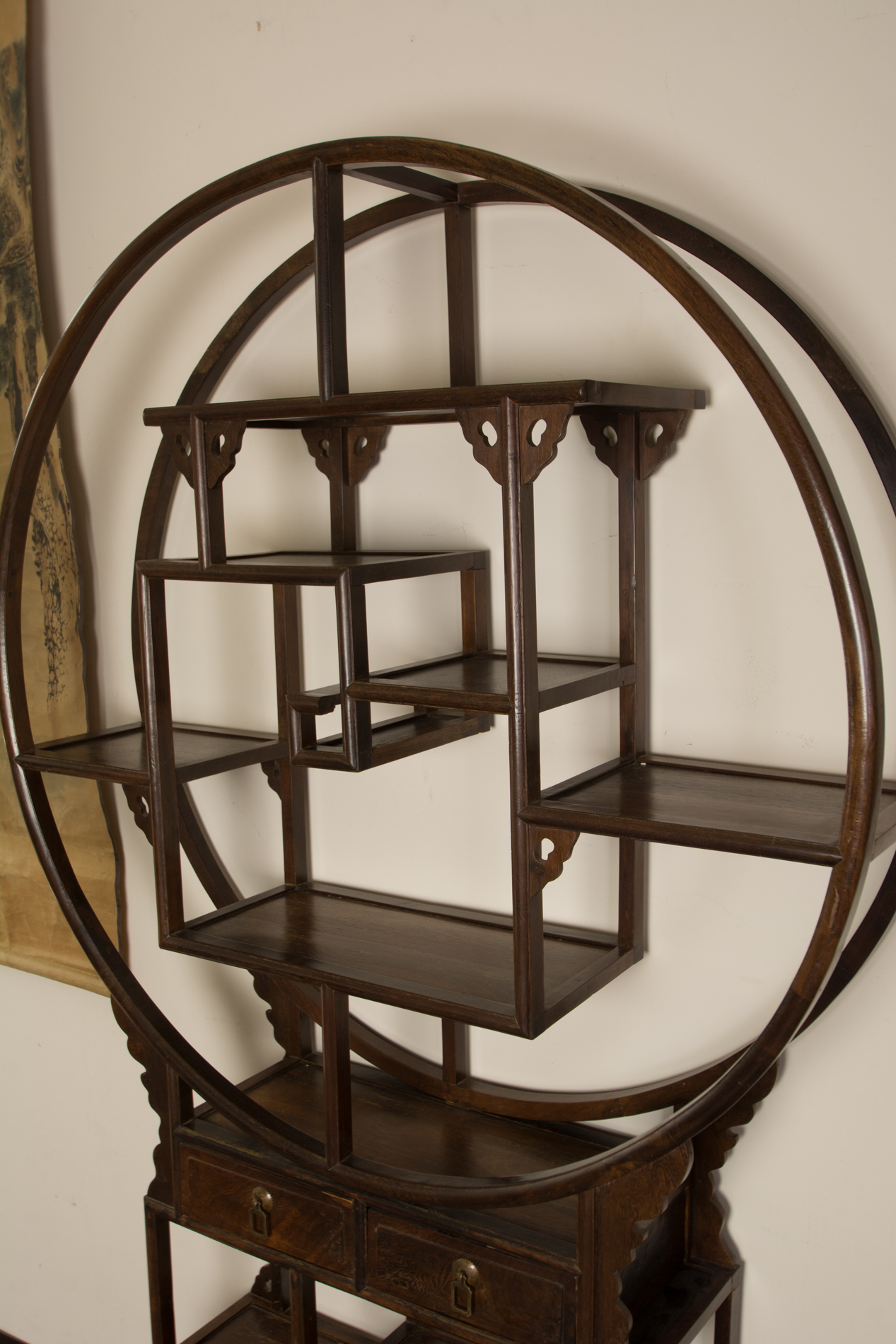 Chinese Inspired Round Etagere EBTH