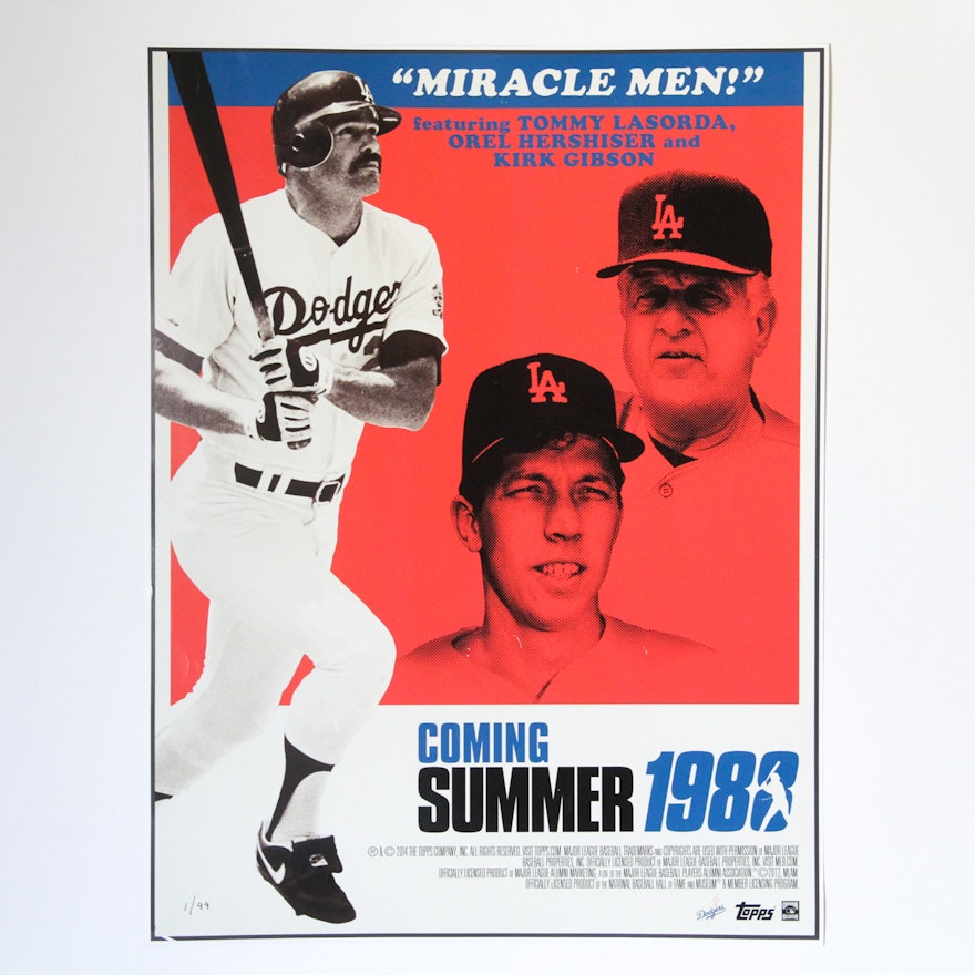 Vintage Dodgers Poster