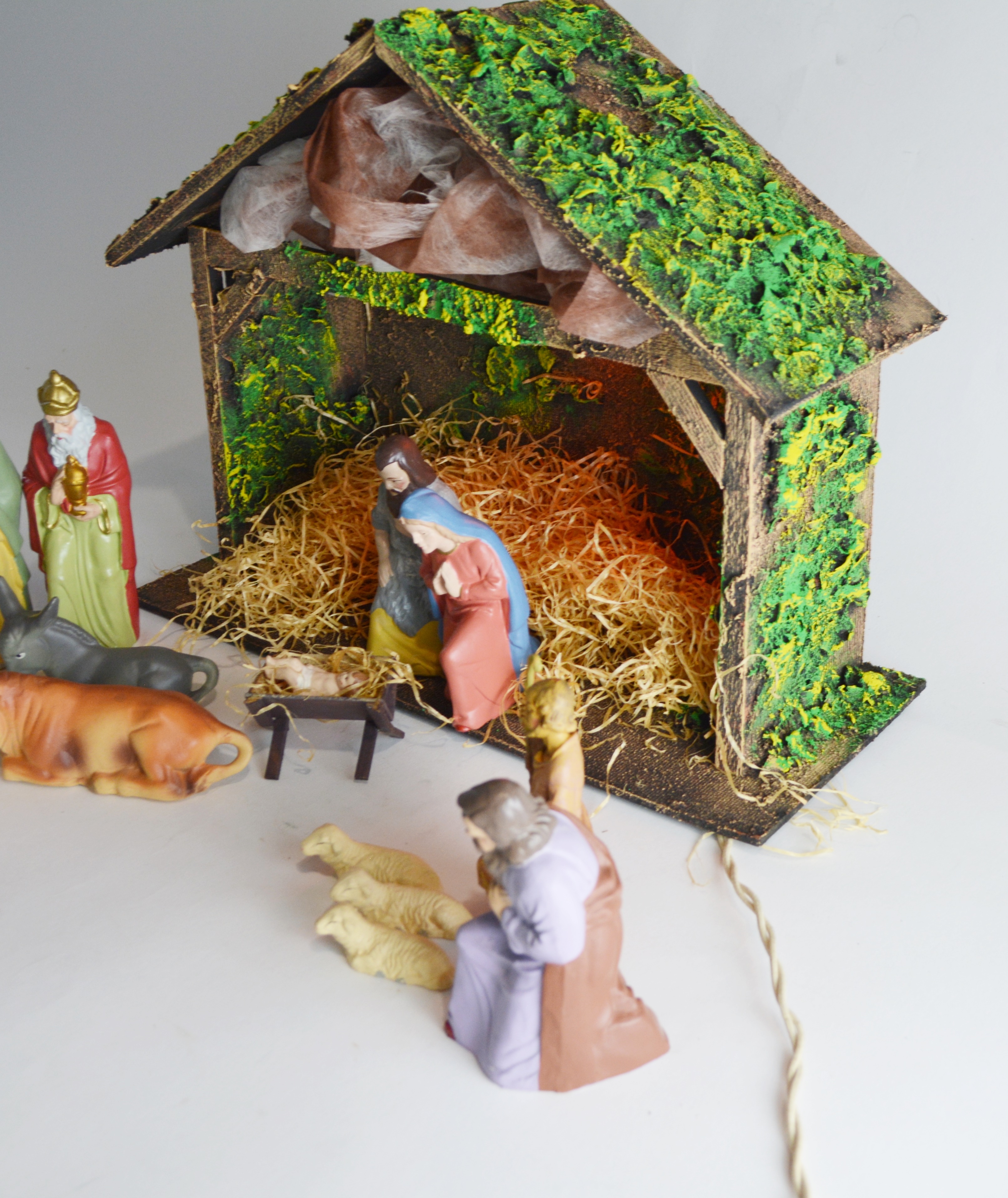 Vintage West Germany Nativity Set EBTH