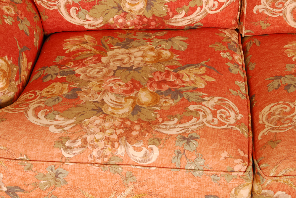 King Hickory Floral Upholstered Sofa EBTH