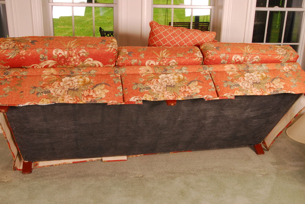 King Hickory Floral Upholstered Sofa EBTH