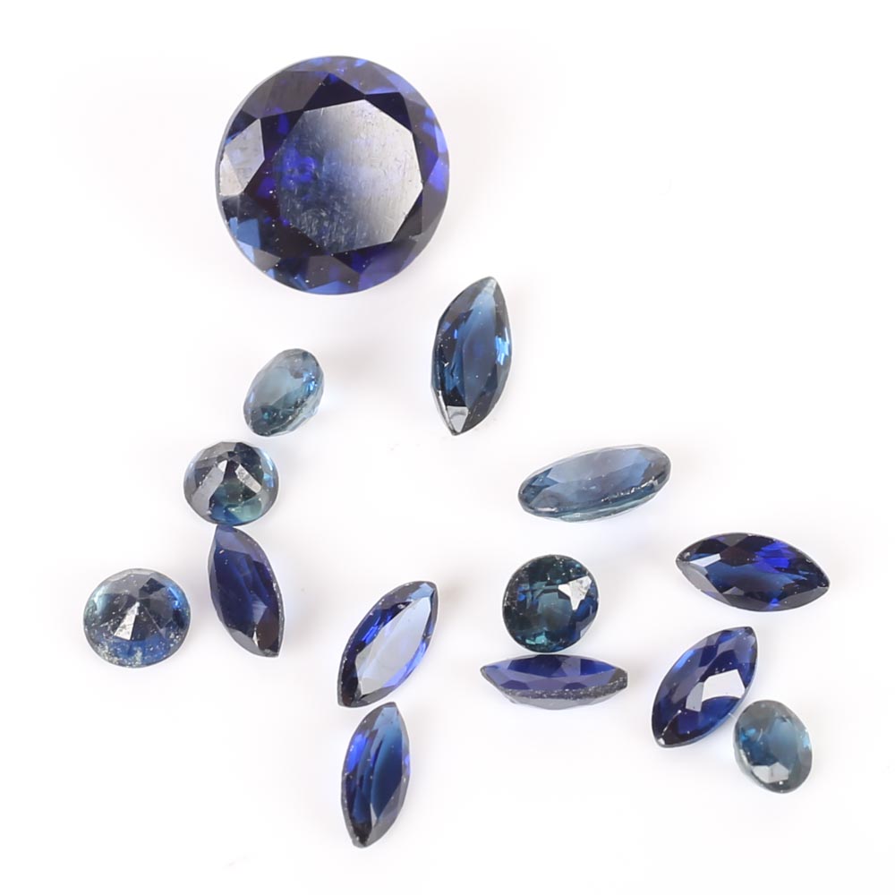 Fourteen Loose Sapphire Stones EBTH
