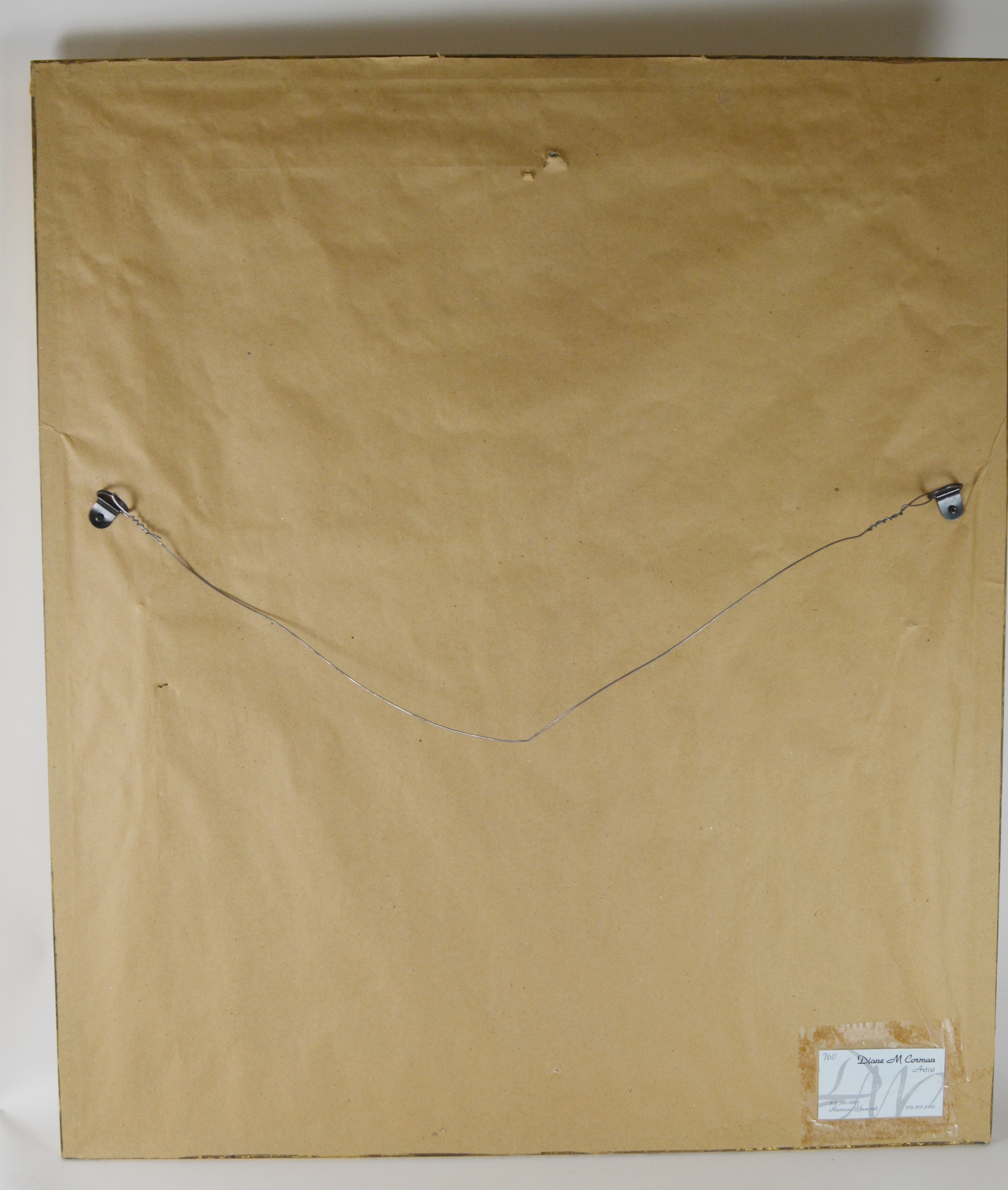 Diane Corman Original "Cavalier King Charles Spaniel" Oil Painting EBTH