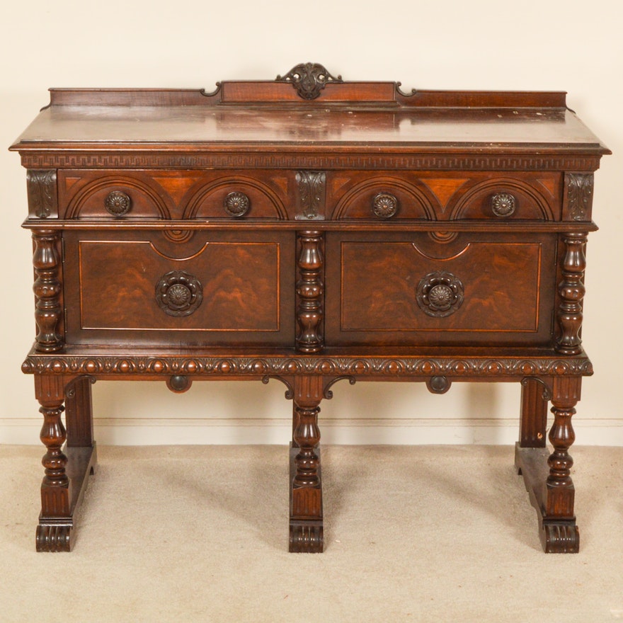 William And Mary Style Buffet From The Rockford Furniture Company William And Mary Style Buffet From The