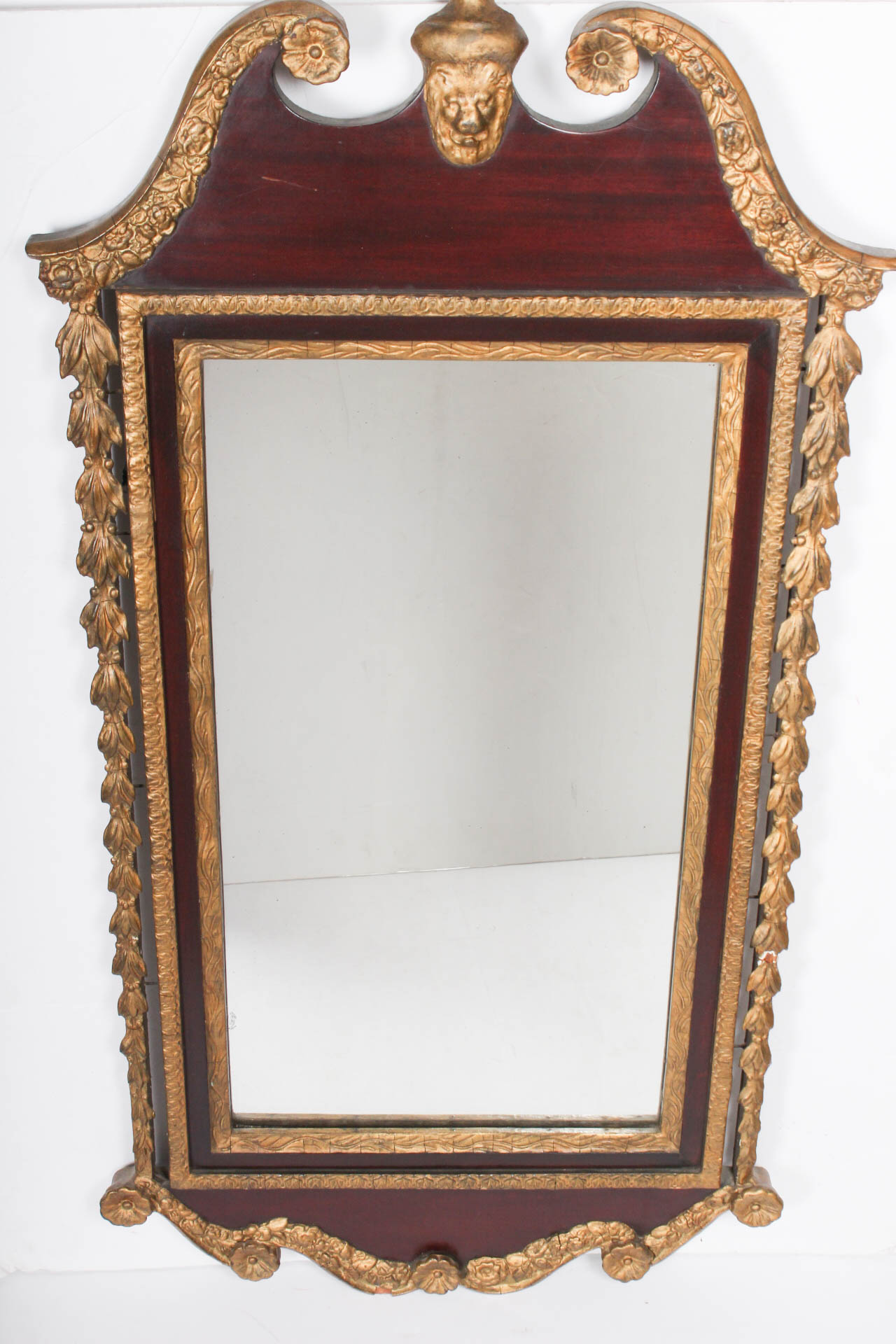Antique Federal Style Mahogany Wall Mirror EBTH