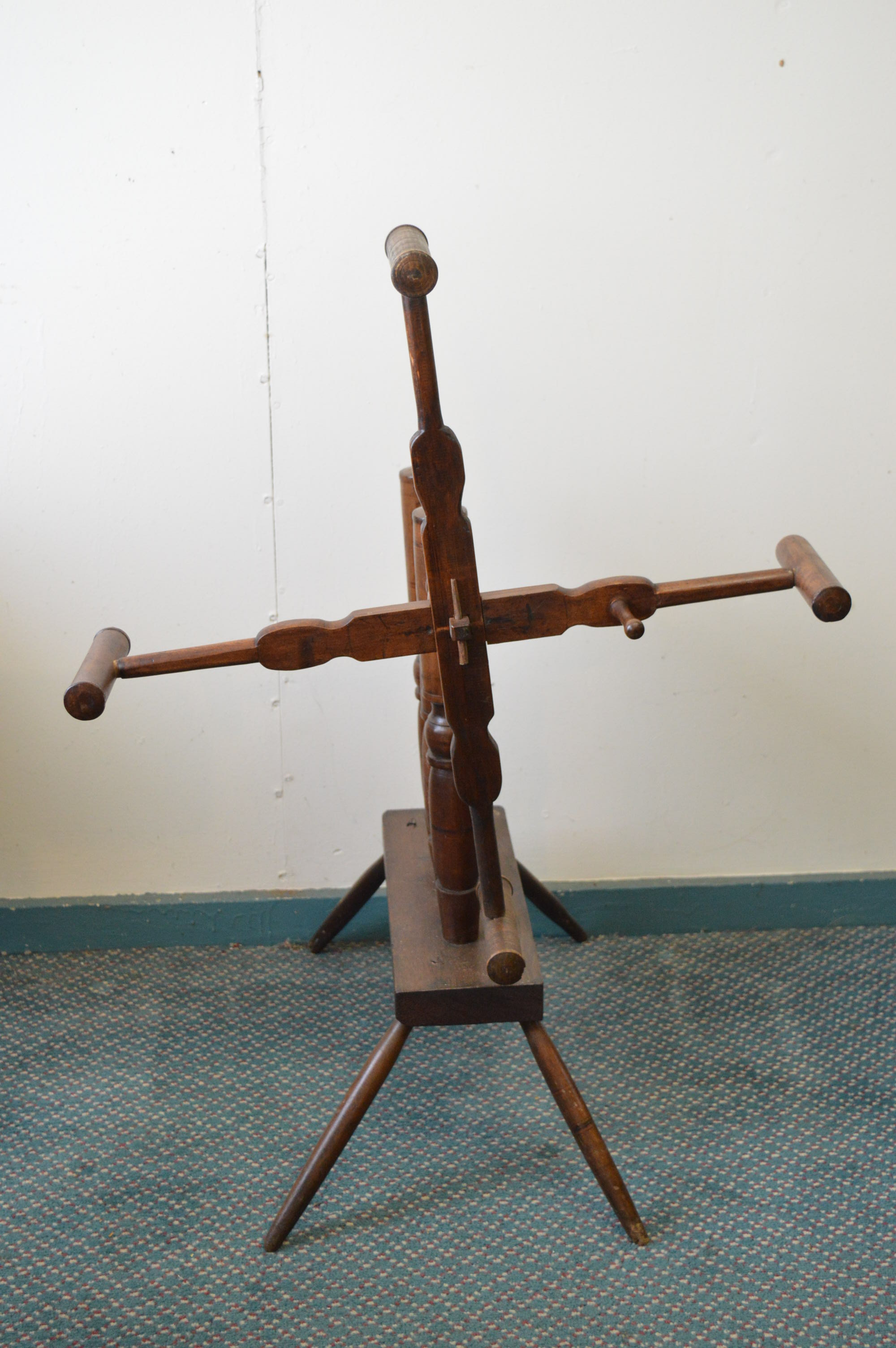 Antique Spinner's Weasel Yarn Winder EBTH