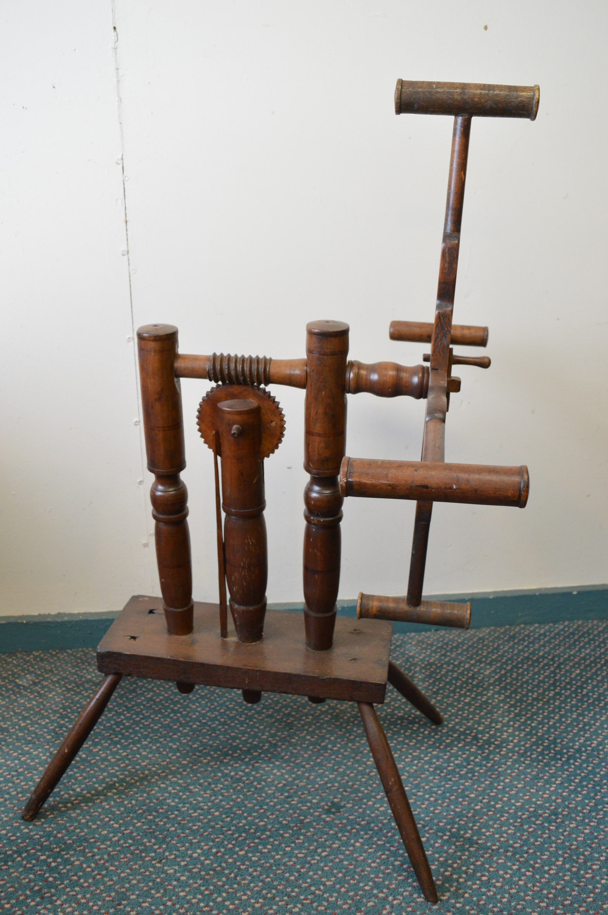 Antique Spinner's Weasel Yarn Winder EBTH