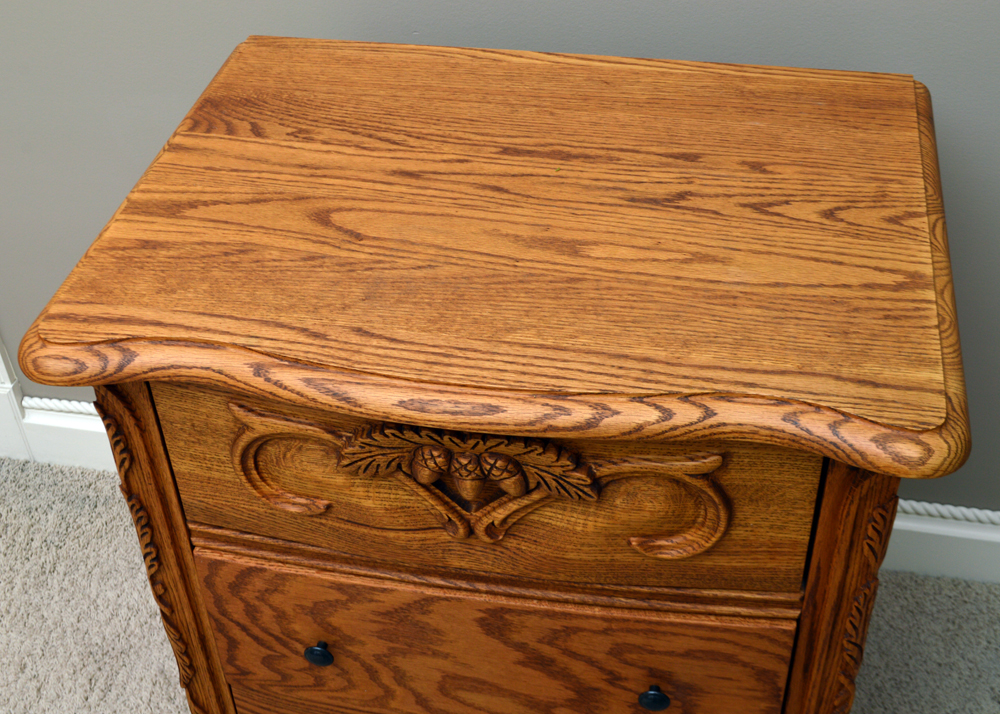 Oak Nightstand by Oakwood Interiors EBTH