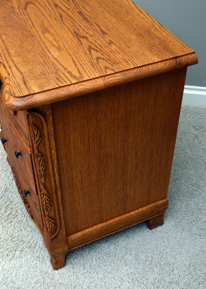 Oak Nightstand by Oakwood Interiors EBTH