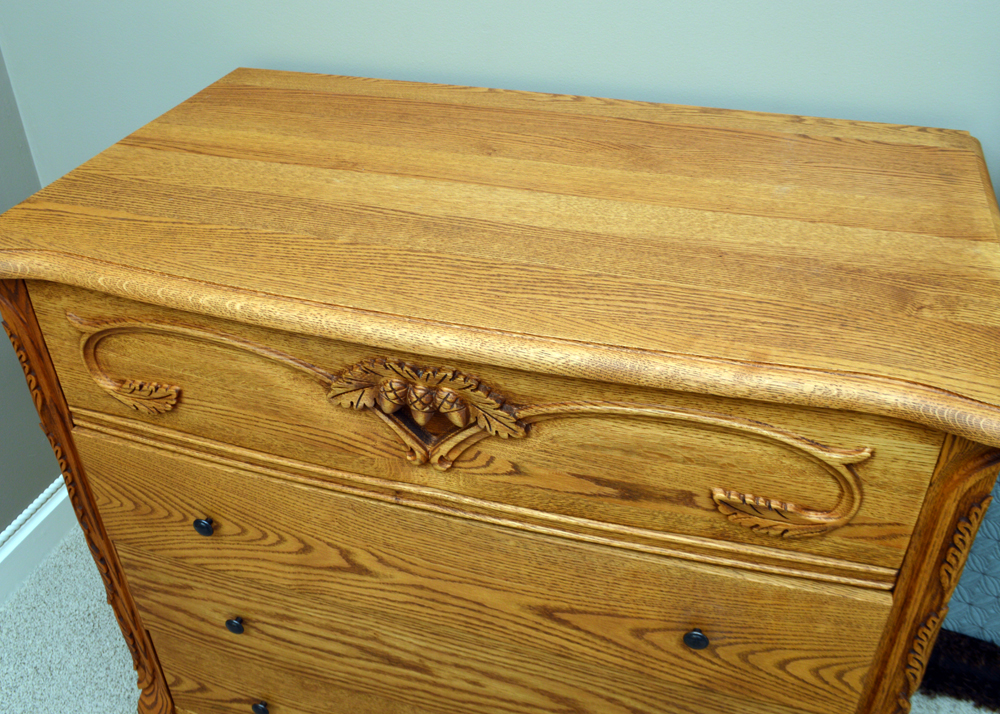 Oak Four Drawer Chest by Oakwood Interiors EBTH