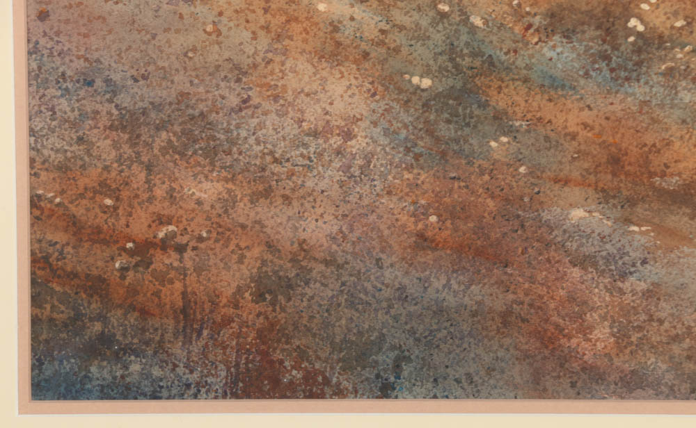 Secundino Sandoval Watercolor Painting on Paper of American Southwest Scene EBTH