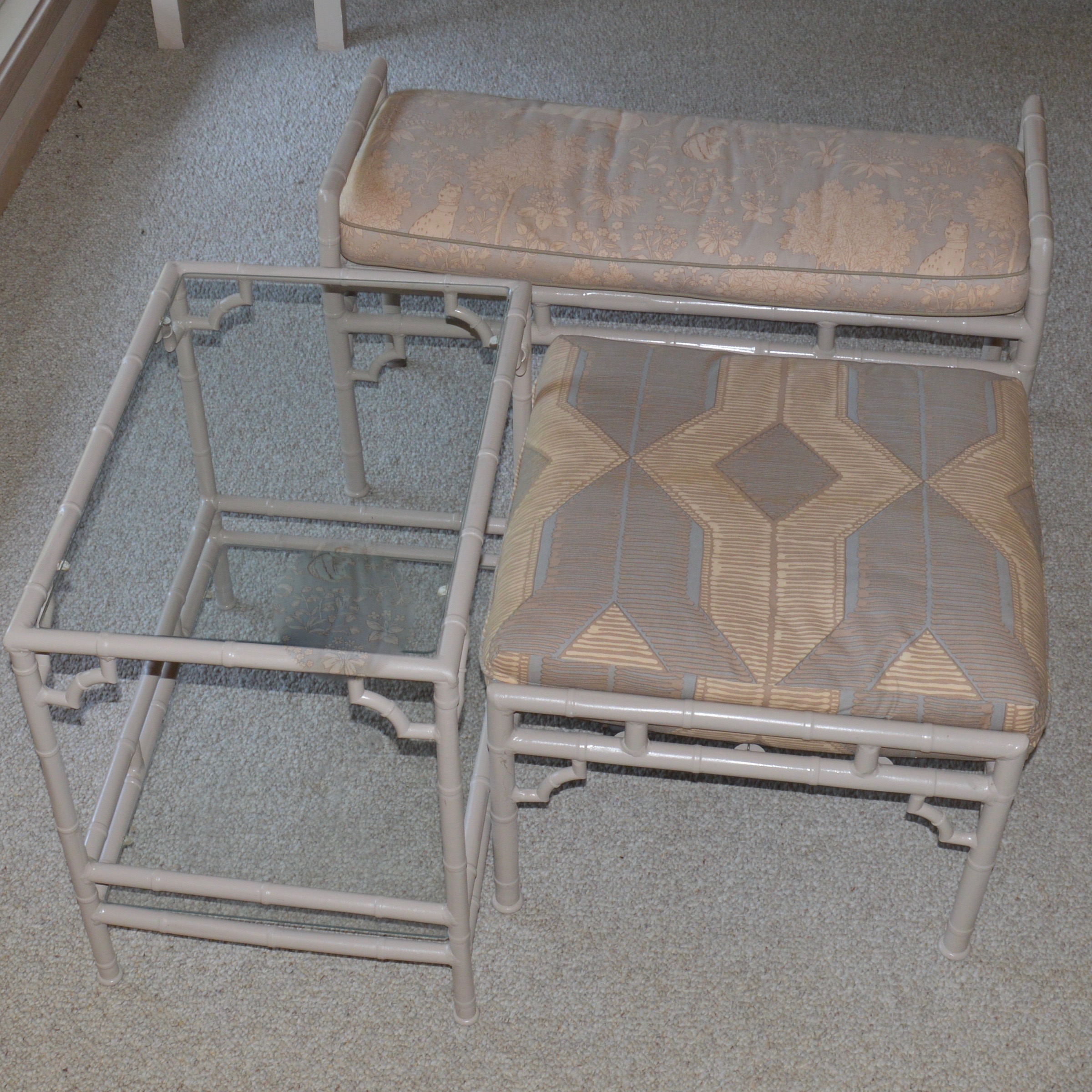 Vintage Faux Bamboo Outdoor Furniture by Meadowcraft EBTH