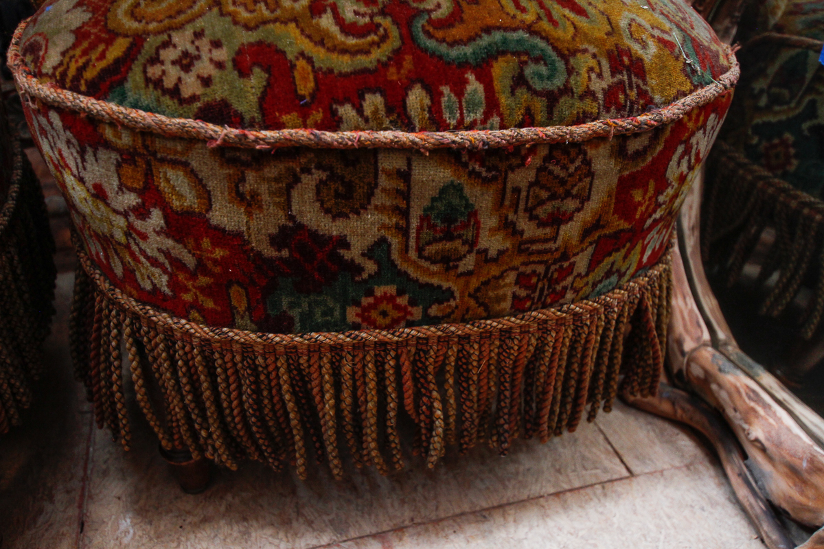 Pair of Victorian Style Upholstered Slipper Chairs EBTH