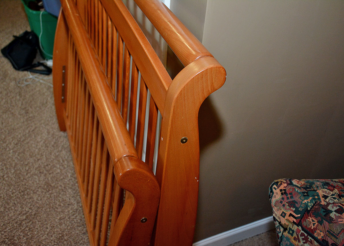 Full Size Sleigh Bed Frame by Legacy | EBTH