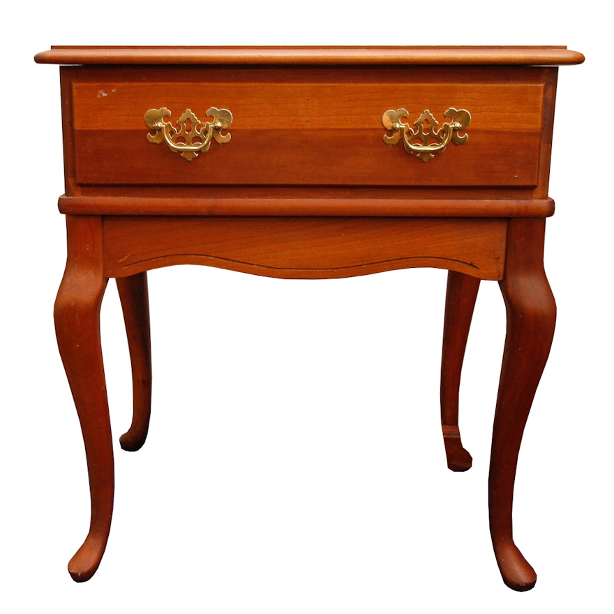 Queen Anne Style Side Table By Ellsworth Of Willoughby Ohio Ebth