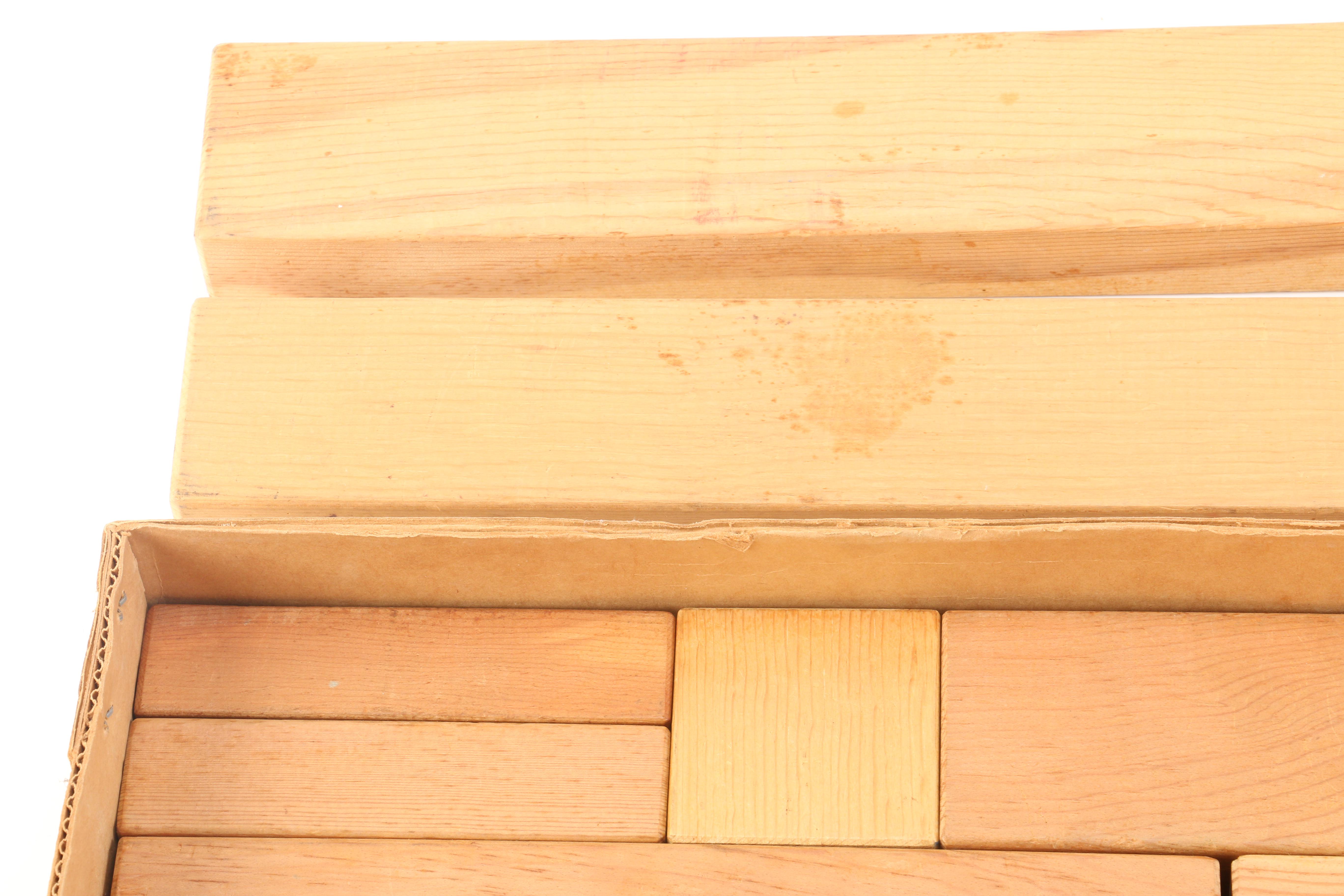 1950s Playskool Intermediate Kindergarten Blocks EBTH