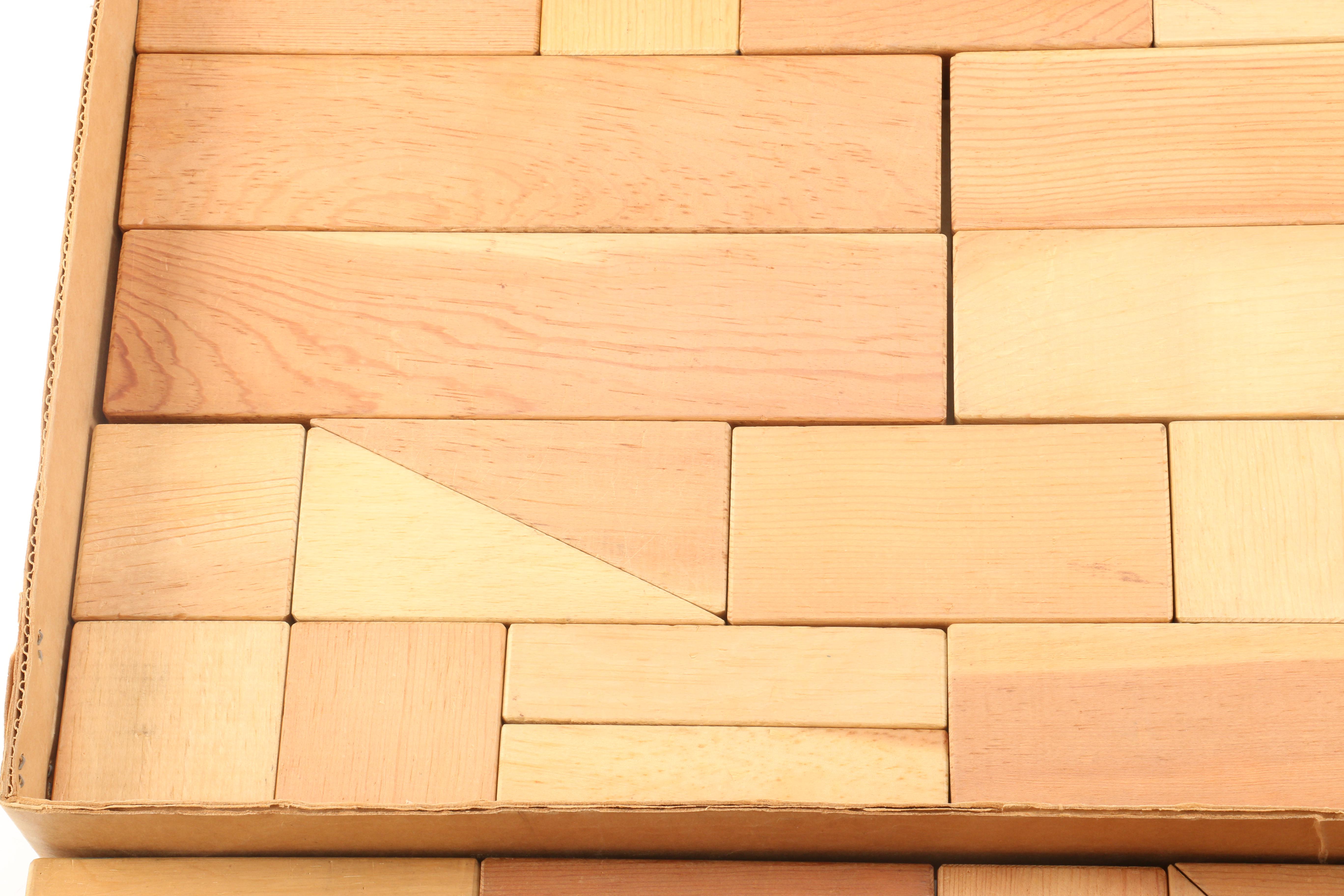 1950s Playskool Intermediate Kindergarten Blocks EBTH