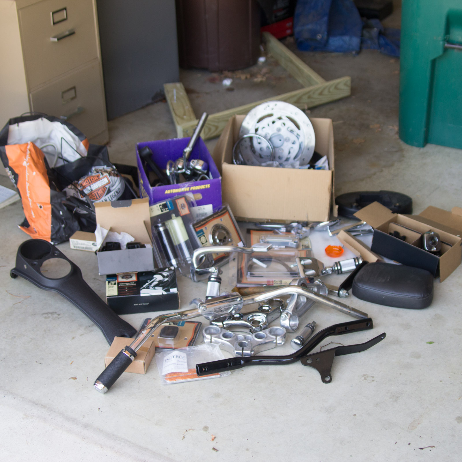 HarleyDavidson Motorcycle Parts Assortment EBTH