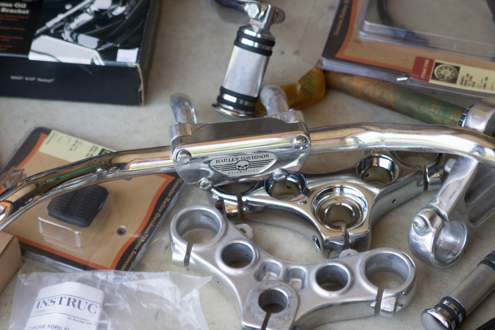 HarleyDavidson Motorcycle Parts Assortment EBTH