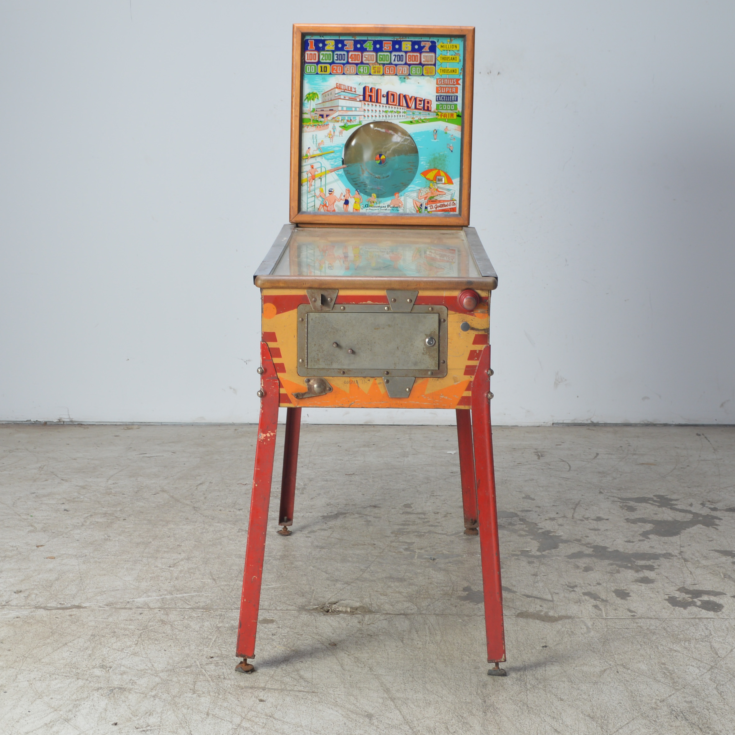 Vintage 1959 Gottlieb "HiDiver" Pinball Machine EBTH