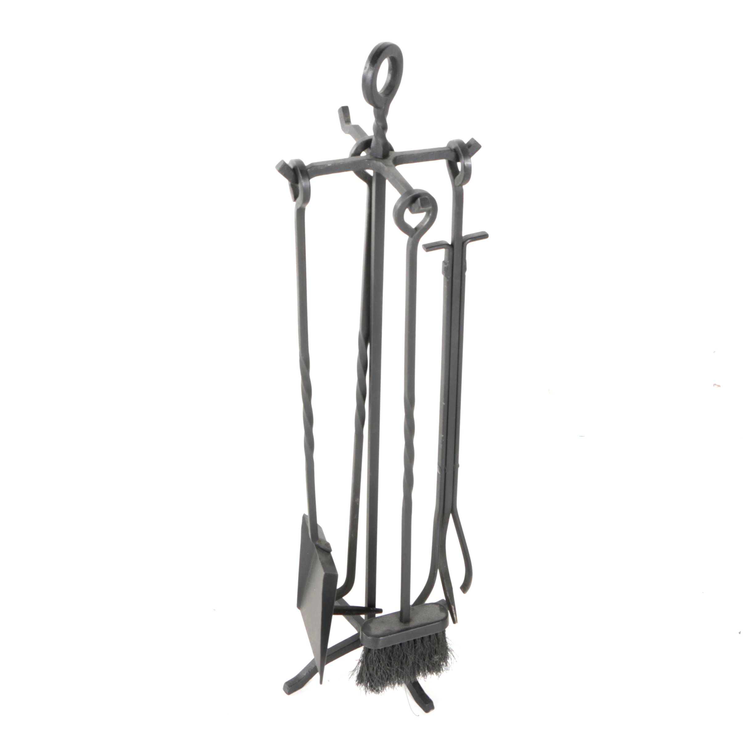 Black Iron Fireplace Tool Set EBTH