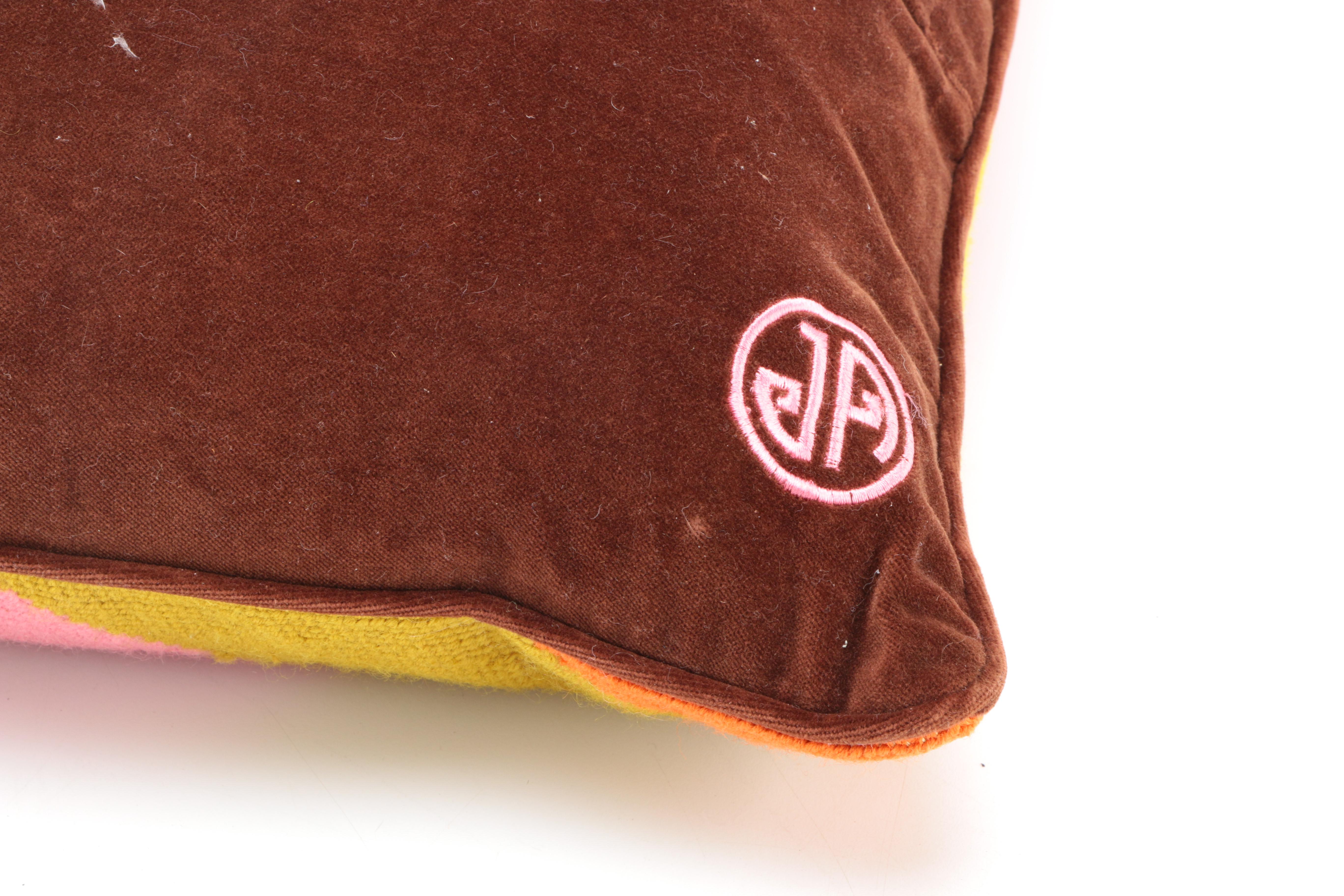 Jonathan Adler Needlepoint Throw Pillows EBTH