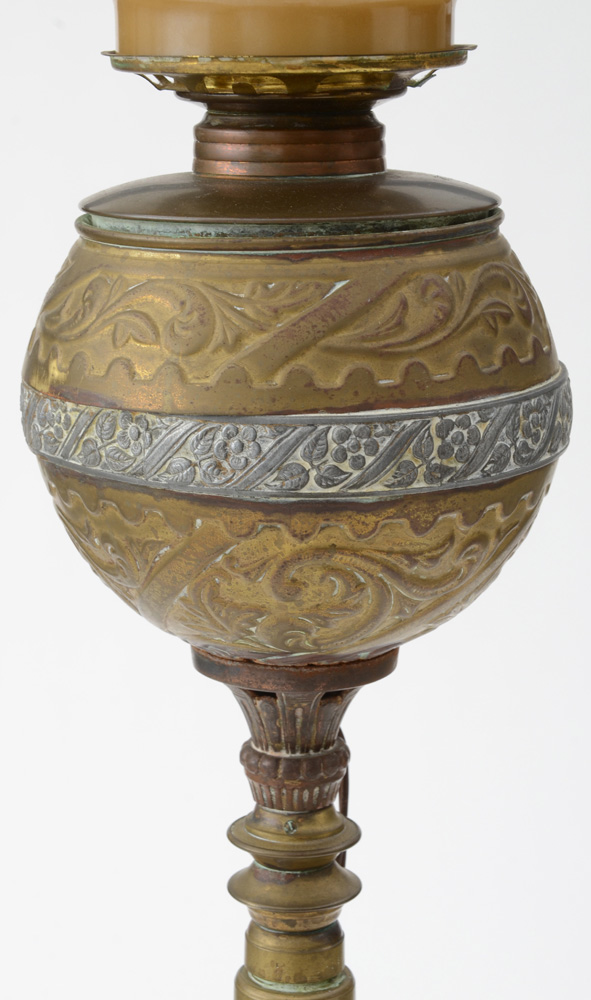 Antique Brass Organ Lamp EBTH