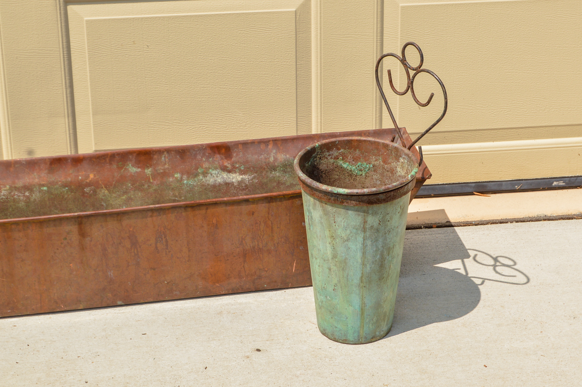 Smith & Hawken Copper Planter and Flower Box EBTH