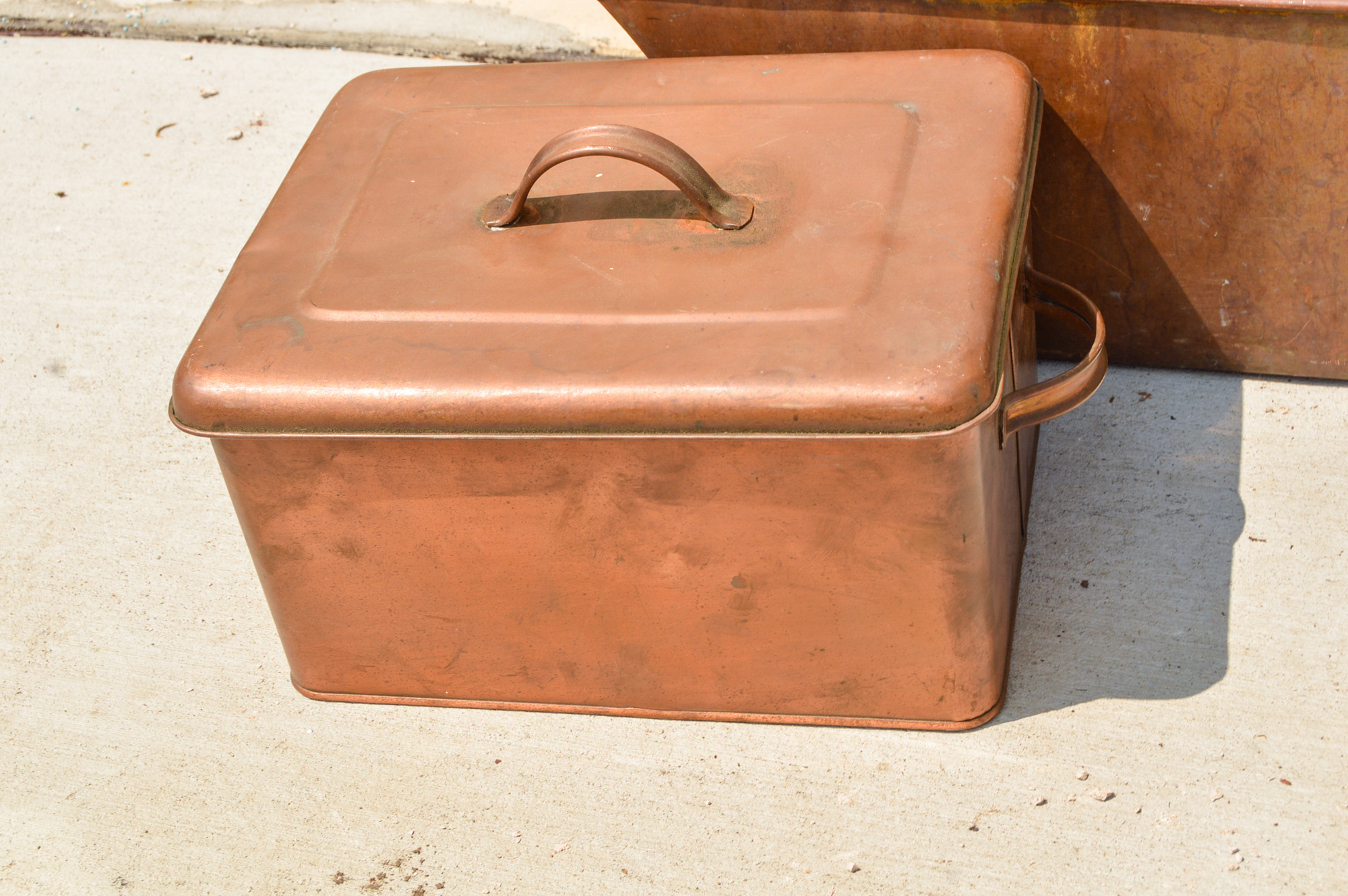 Smith & Hawken Copper Planter and Flower Box EBTH