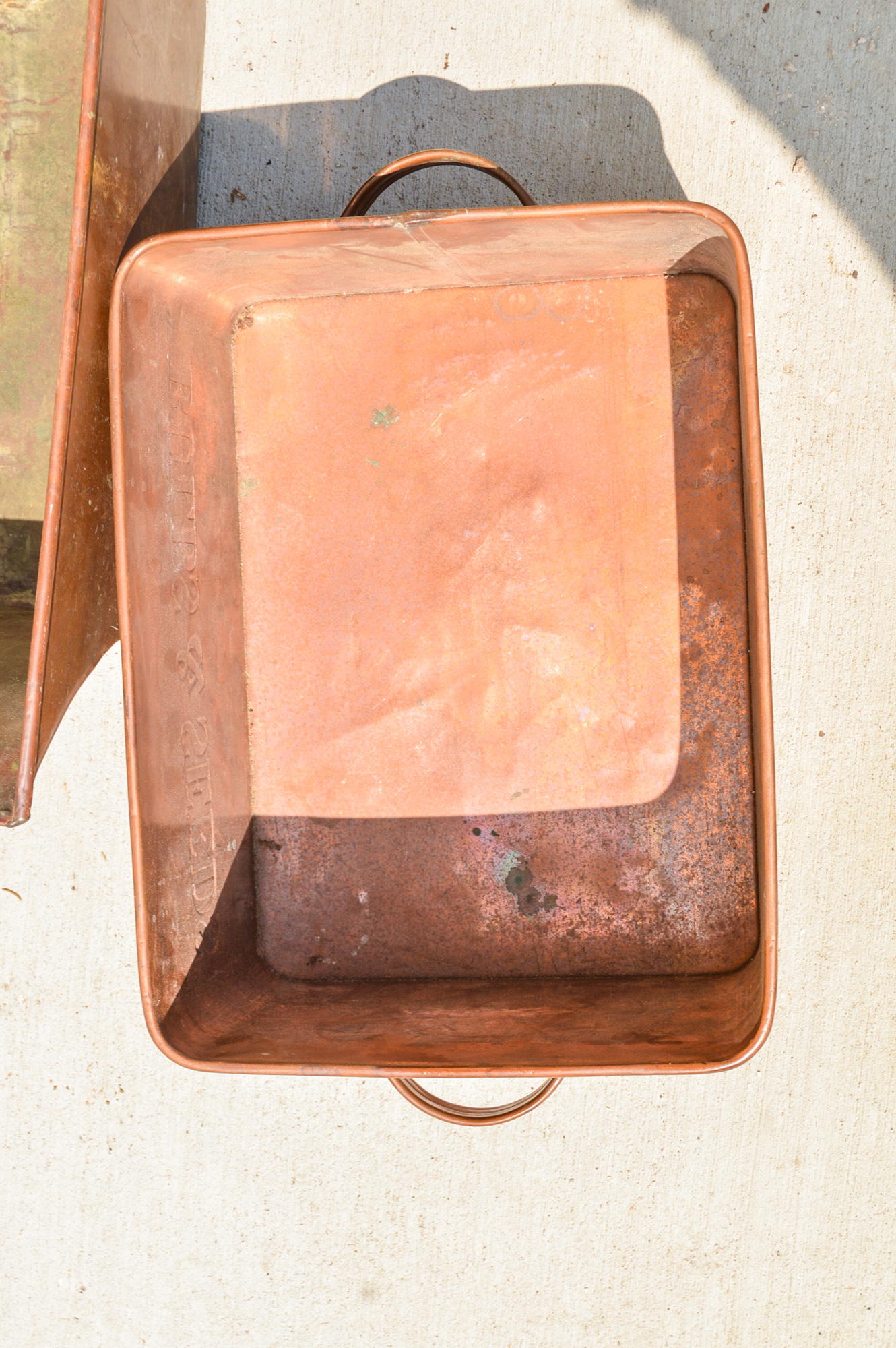 Smith & Hawken Copper Planter and Flower Box EBTH