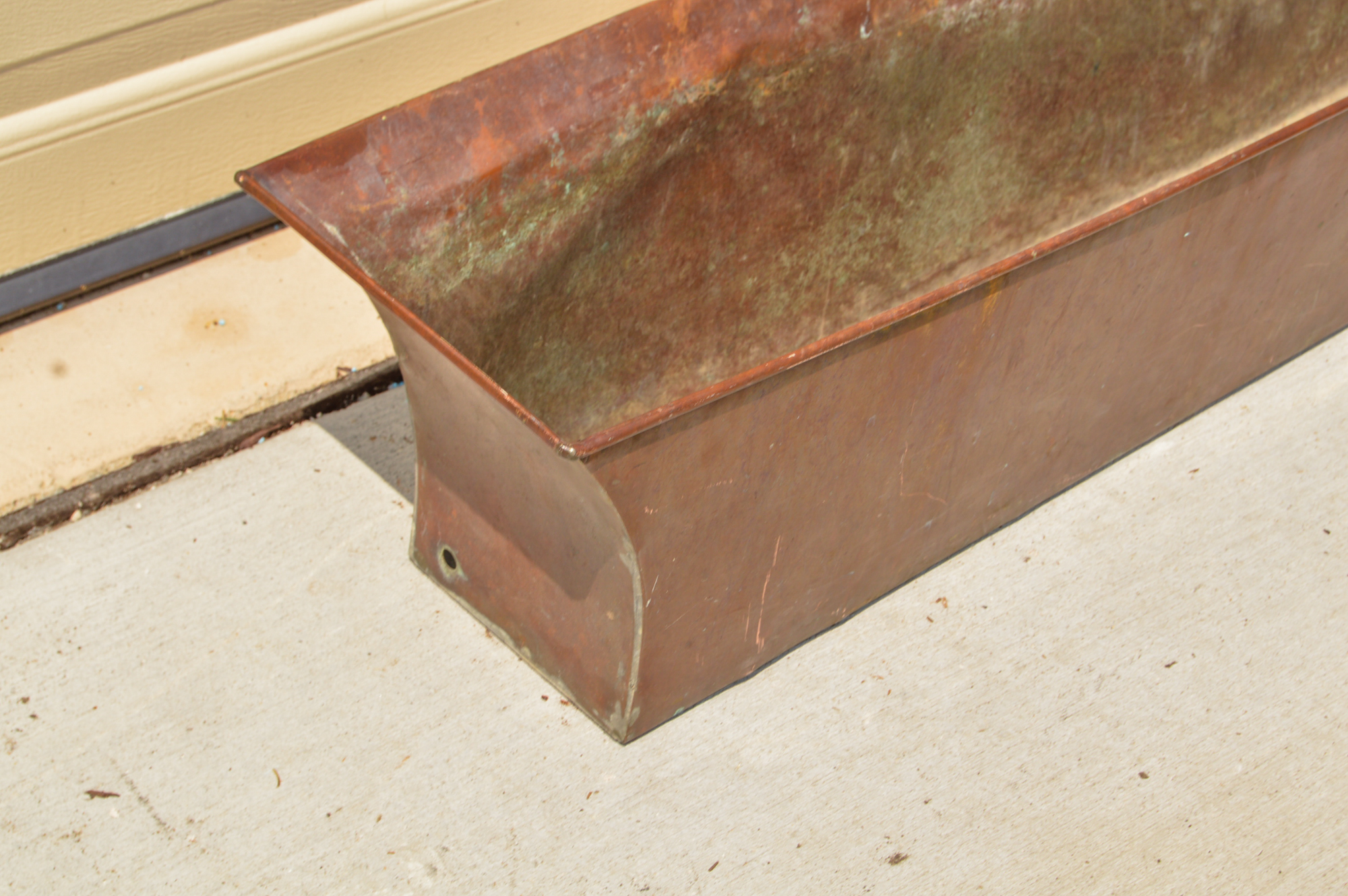 Smith & Hawken Copper Planter and Flower Box EBTH