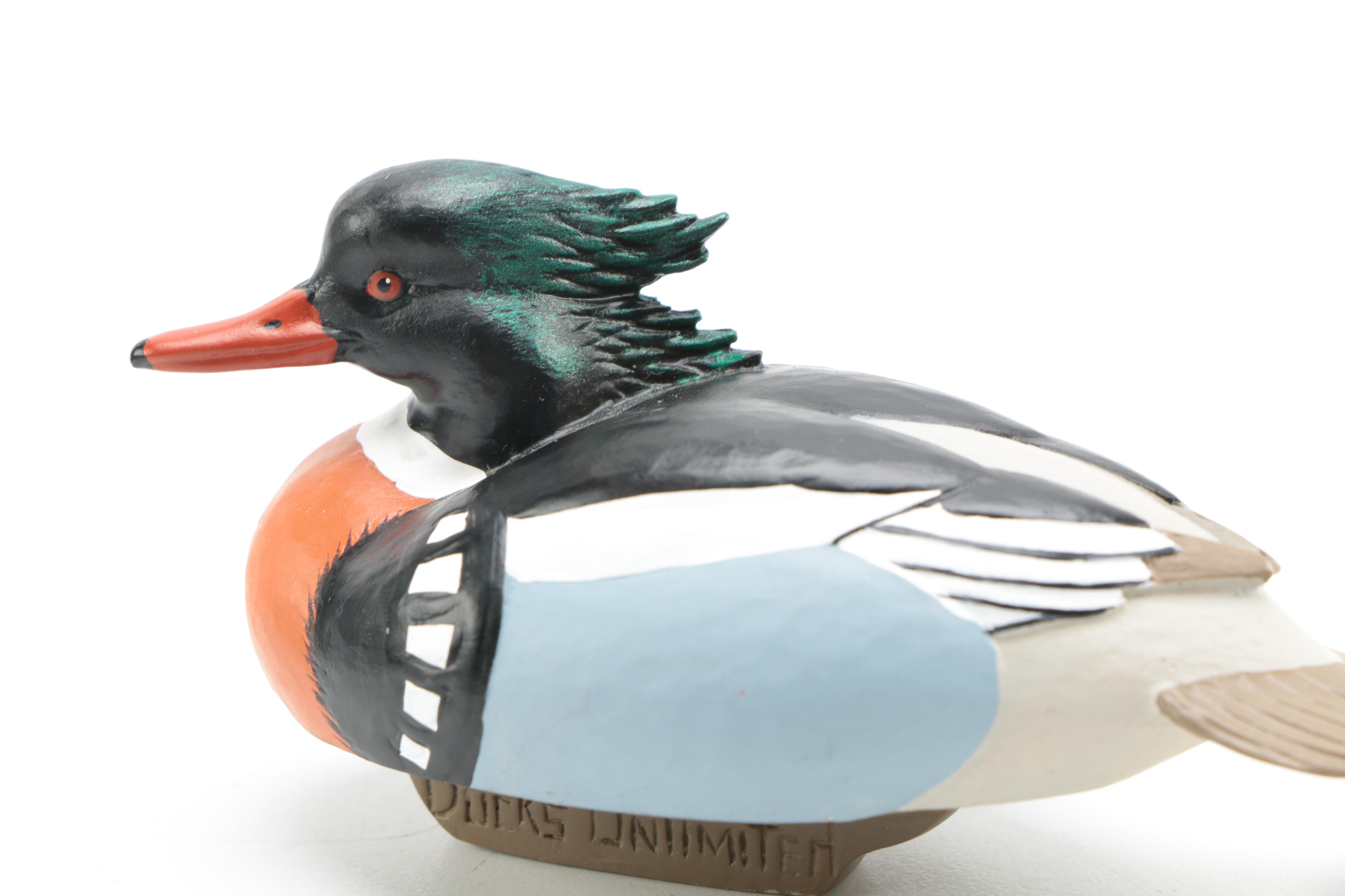 Jett Miniature Decoy Duck Figurines EBTH
