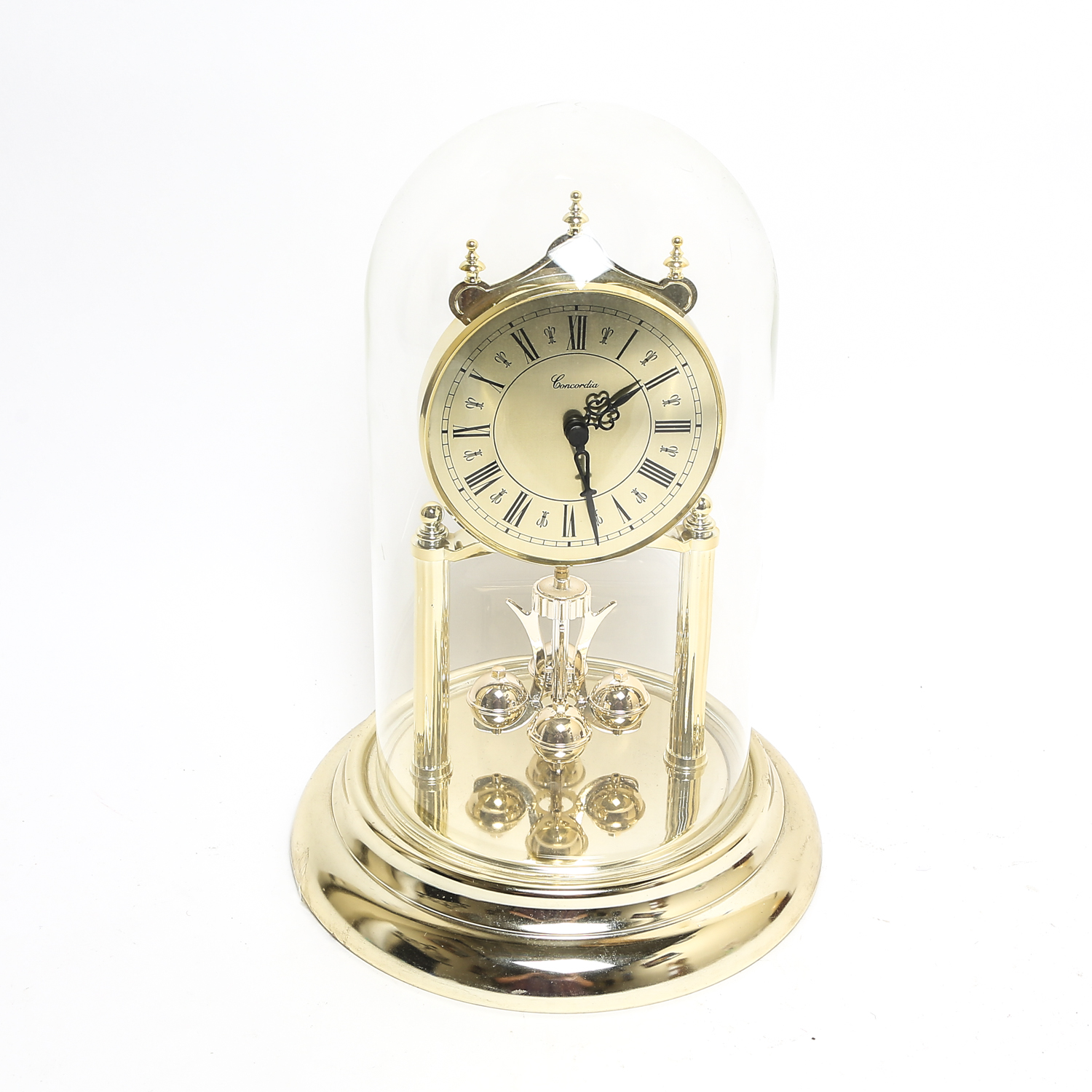 Concordia Glass Dome Anniversary Clock EBTH