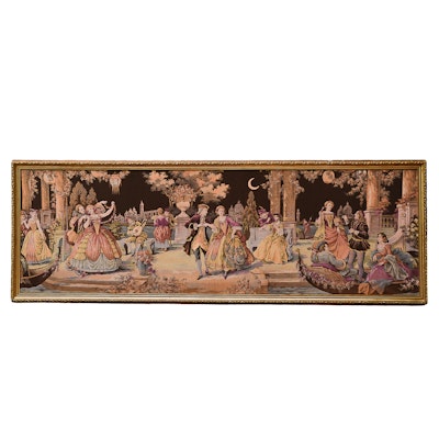 Framed Vintage Tapestry Framed Vintage Tapestry