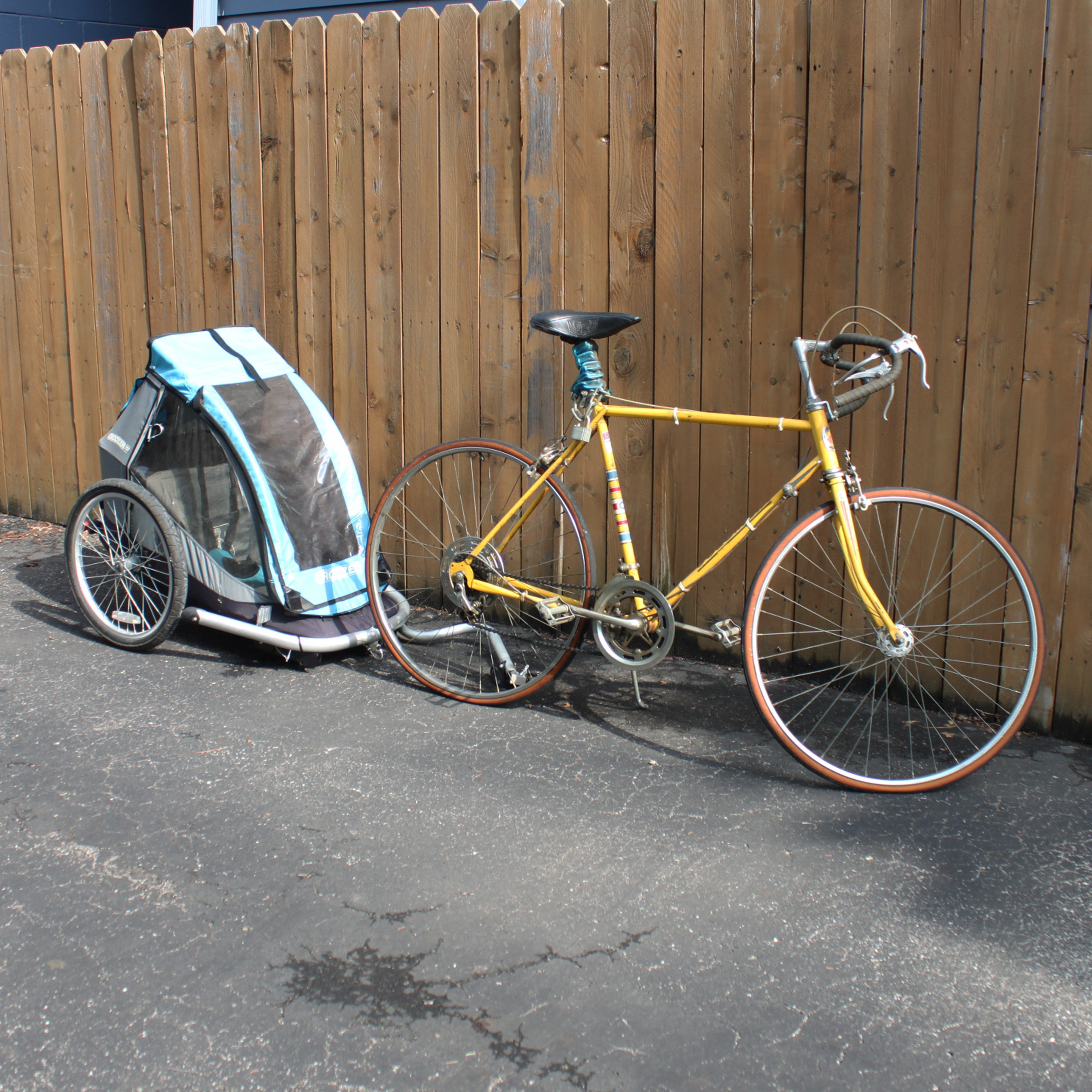 columbia bike trailer