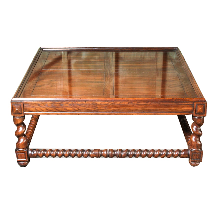 Oak Barley Twist Coffee Table Oak Barley Twist Coffee Table