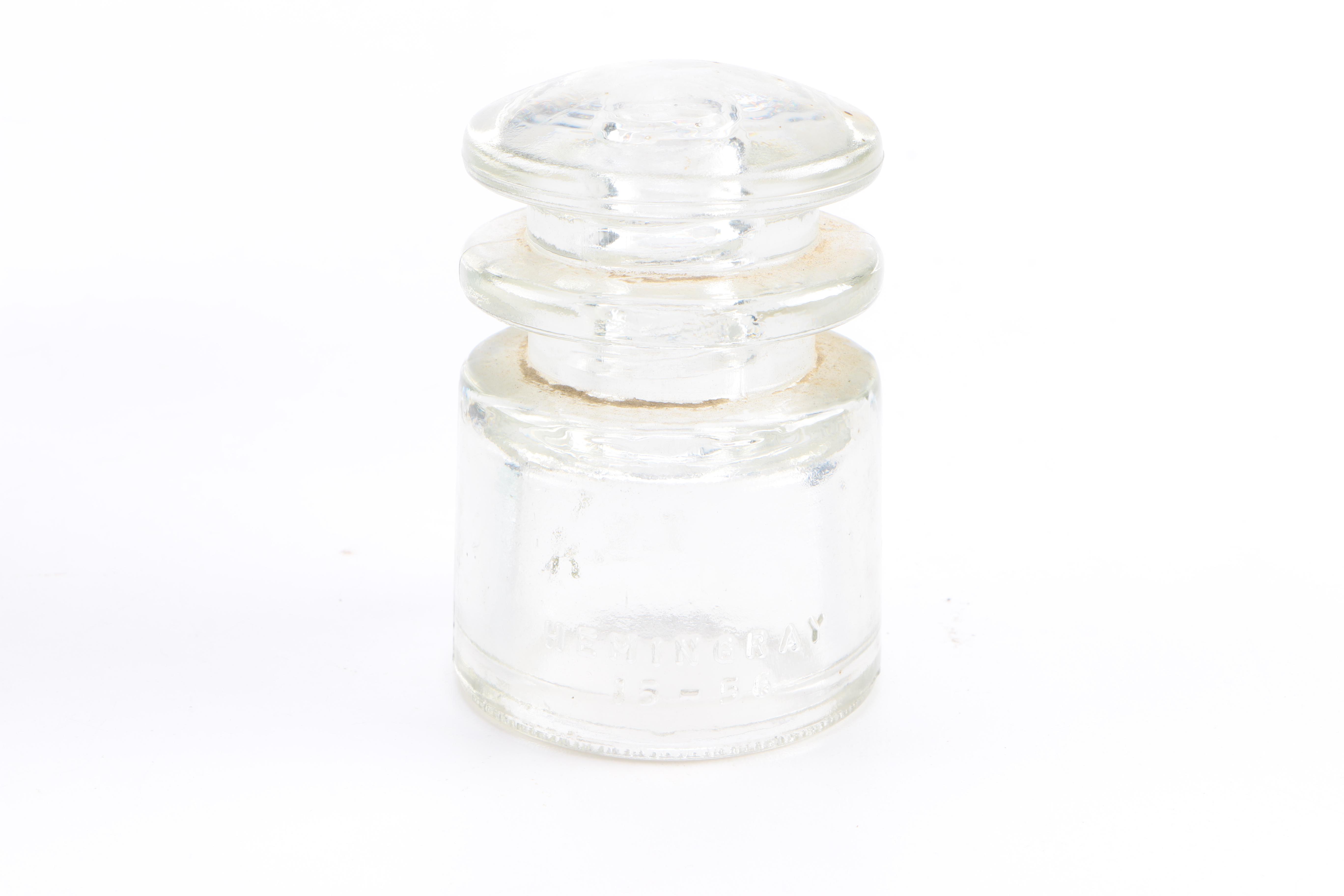 Eight Vintage Electric Glass Insulators EBTH