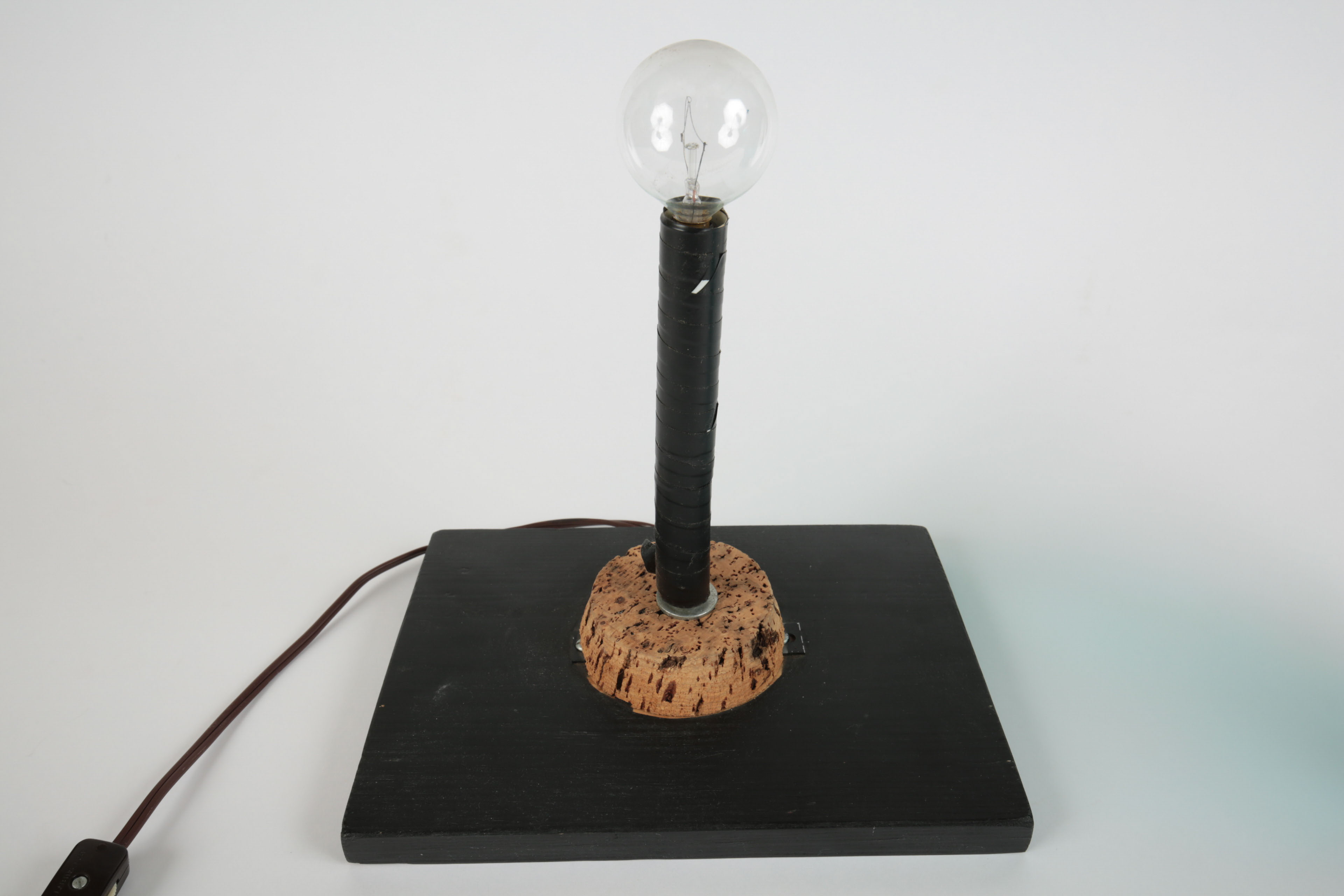 Blue Glass Mannequin Head Lamp EBTH