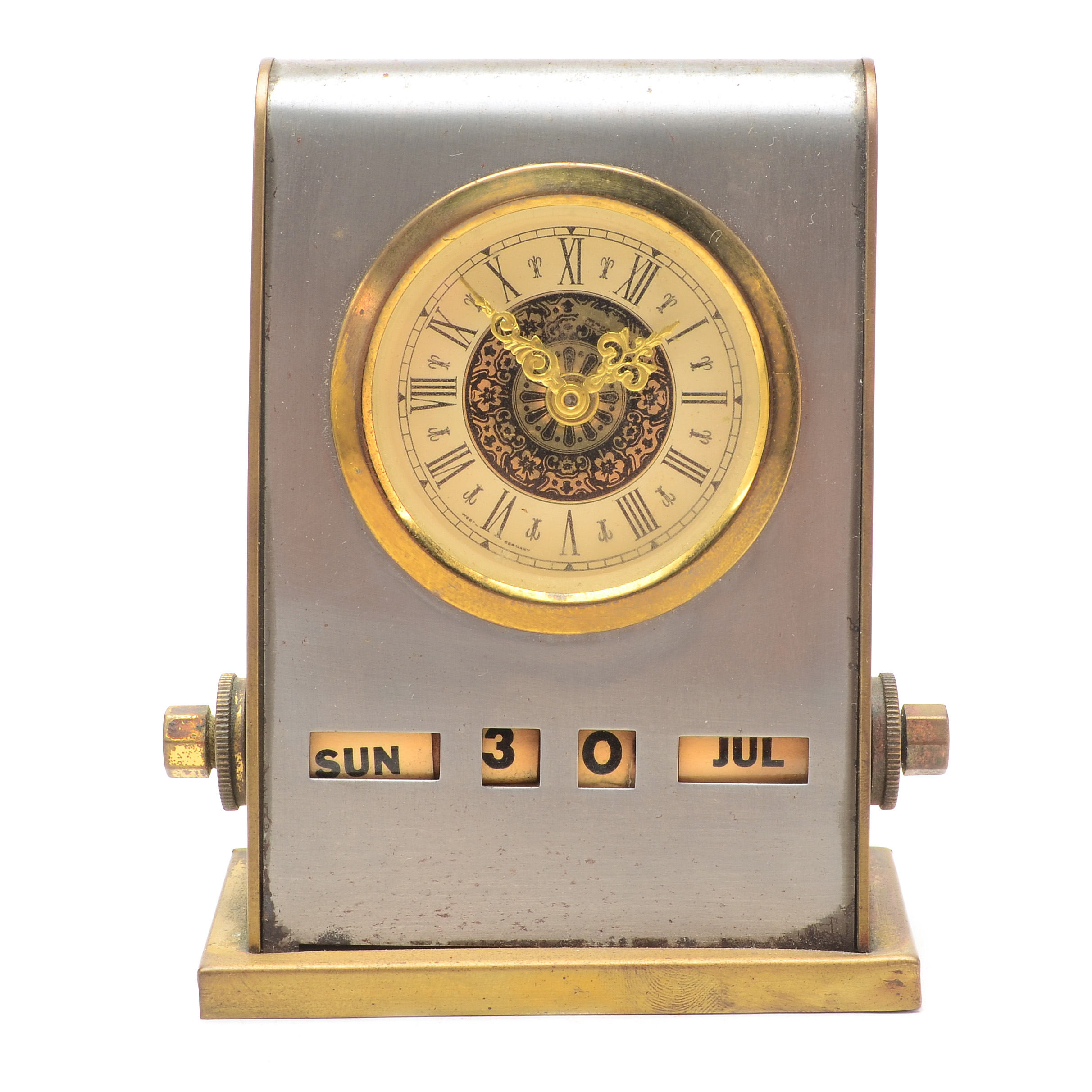 Vintage Mercedes Mechanical Desk Clock EBTH