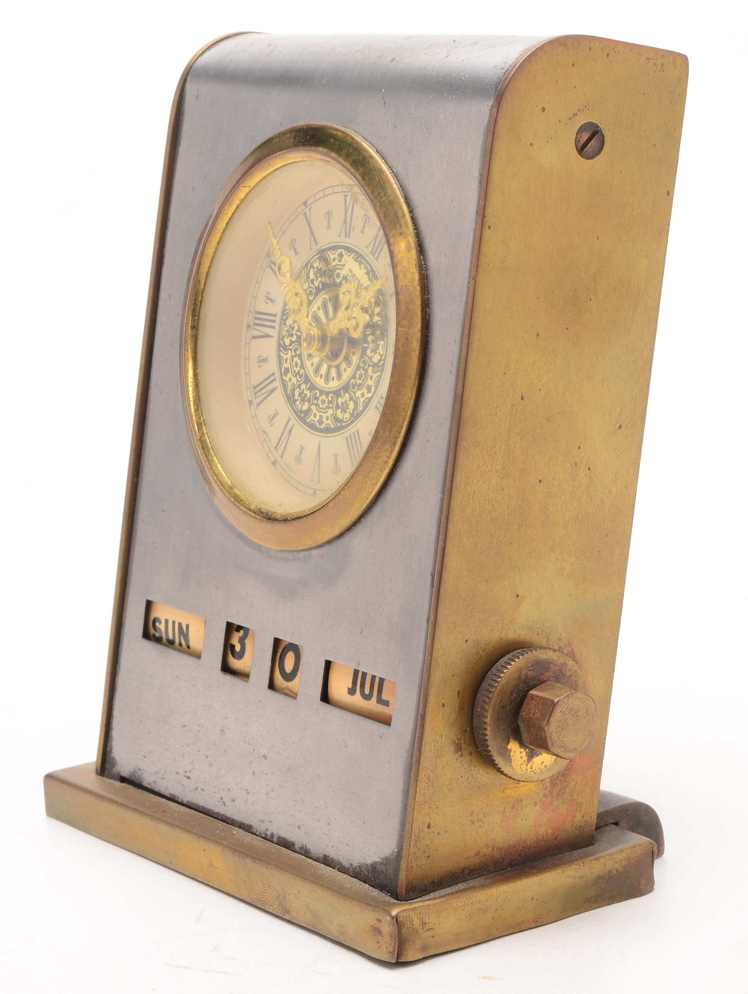 Vintage Mercedes Mechanical Desk Clock EBTH