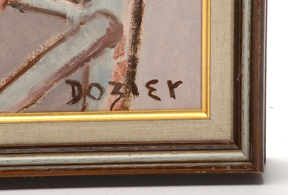 June Dozier Original Still Life Oil on Canvas Board EBTH