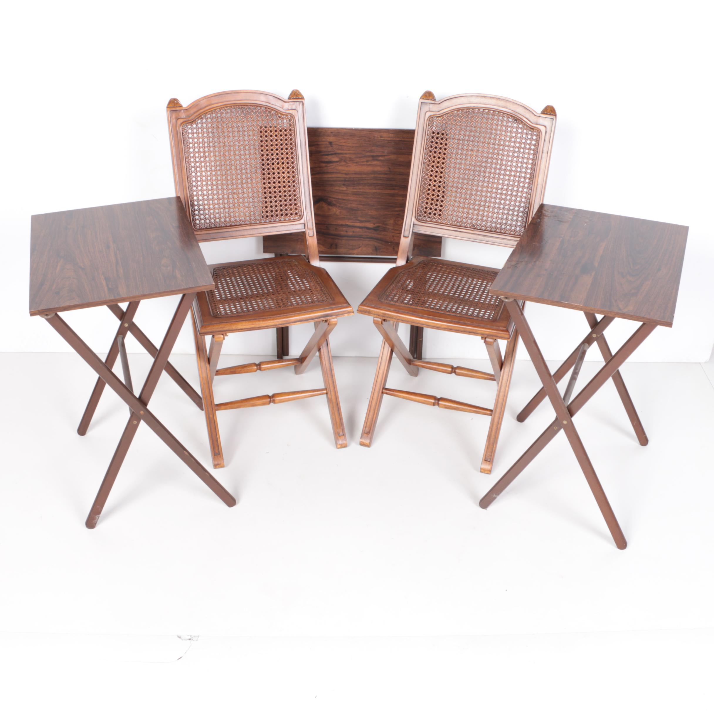 Folding Chairs and TV Tray Tables EBTH