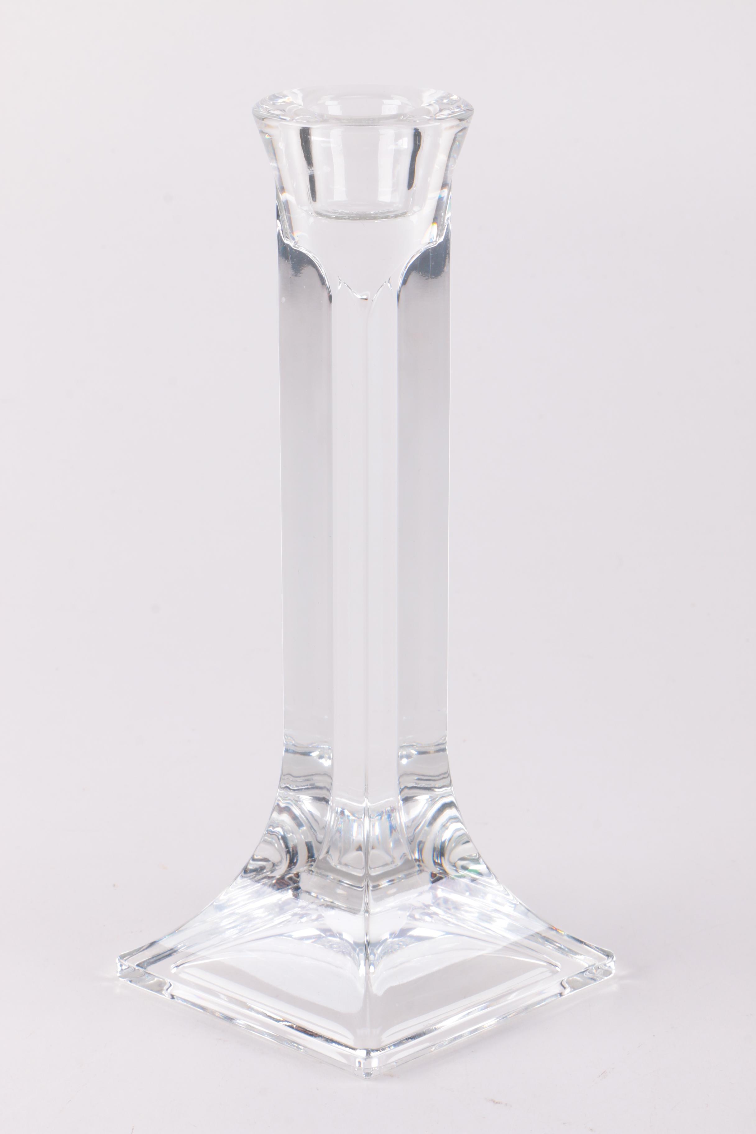 Crystal Candlesticks Featuring Villeroy & Boch EBTH