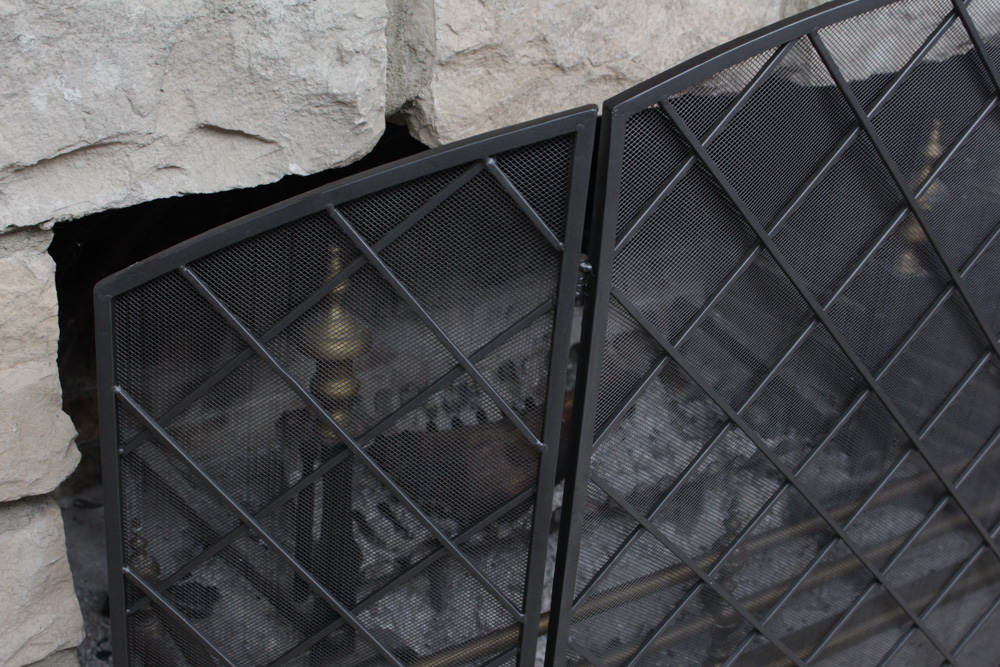 Fireplace Tools and Screen EBTH