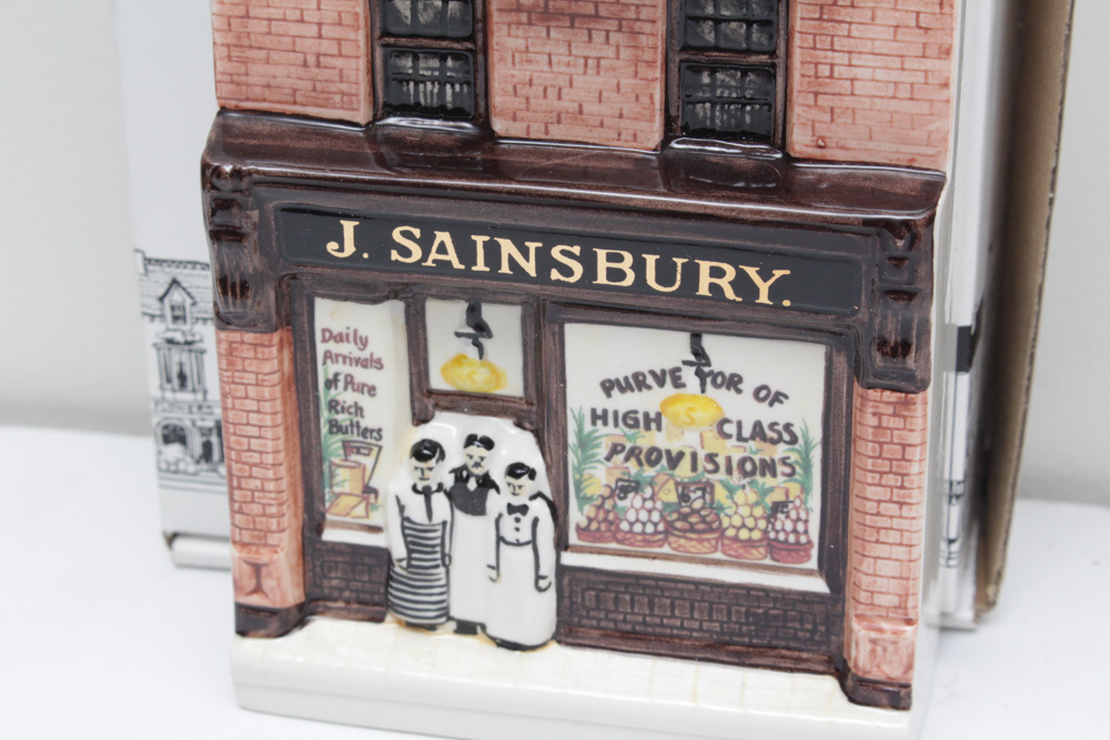 Hazle Ceramics "A Nation of Shopkeepers" British Miniature Storefronts