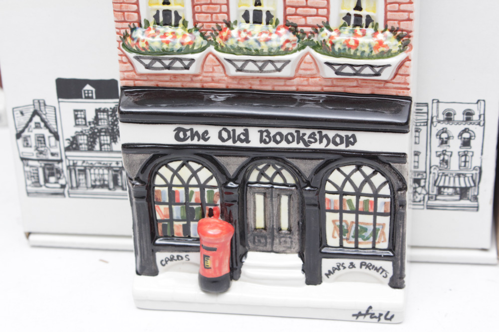 Hazle Ceramics "A Nation of Shopkeepers" British Miniature Storefronts