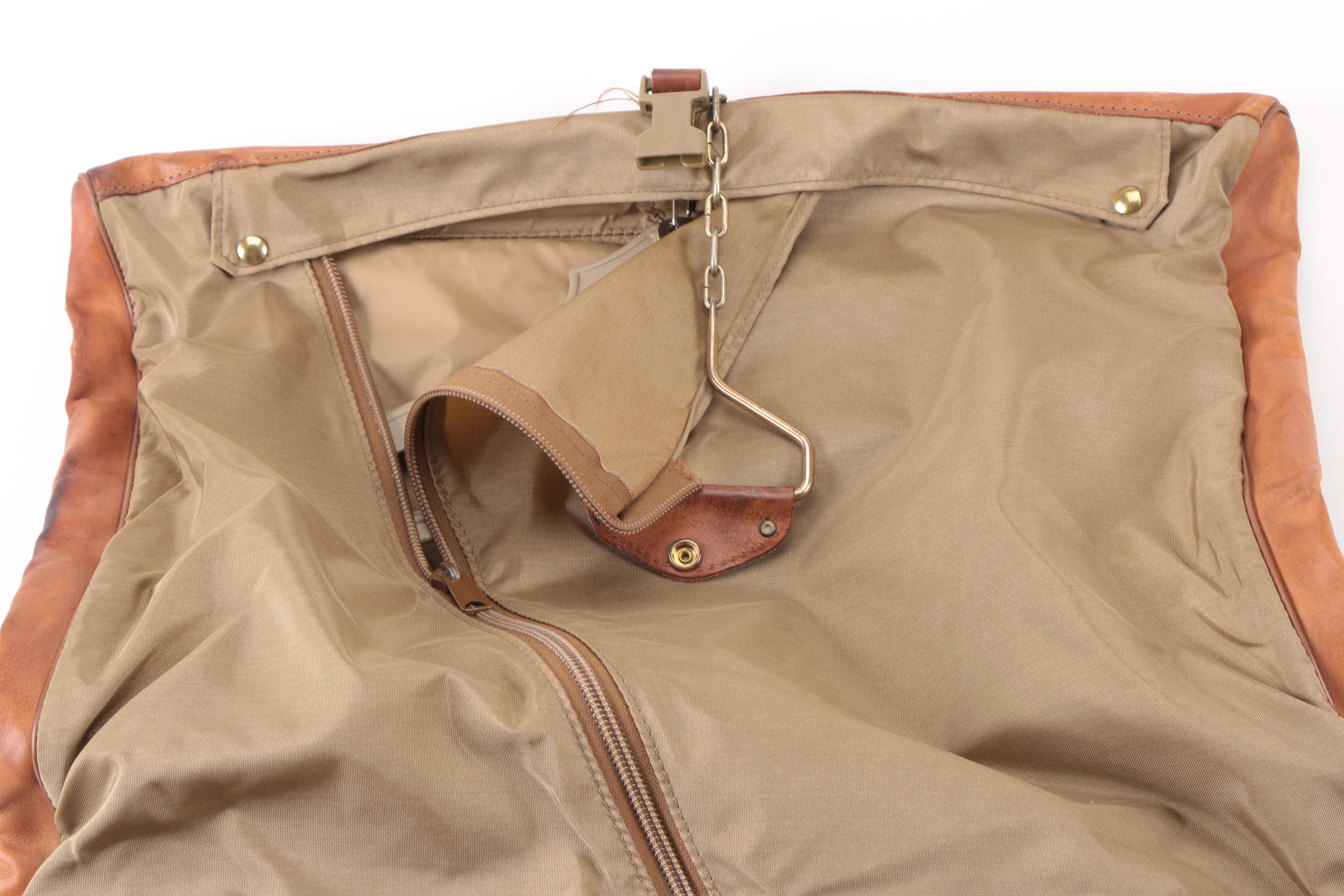 Vintage Hartmann Luggage Leather Garment bag EBTH