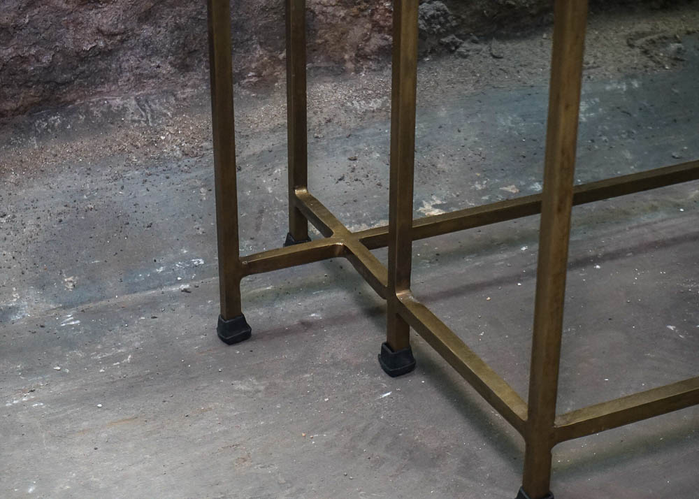 Two Tier Marble Top Display Side Table EBTH