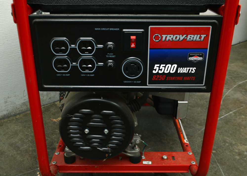 Troy Bilt 5500 Watt Generator EBTH